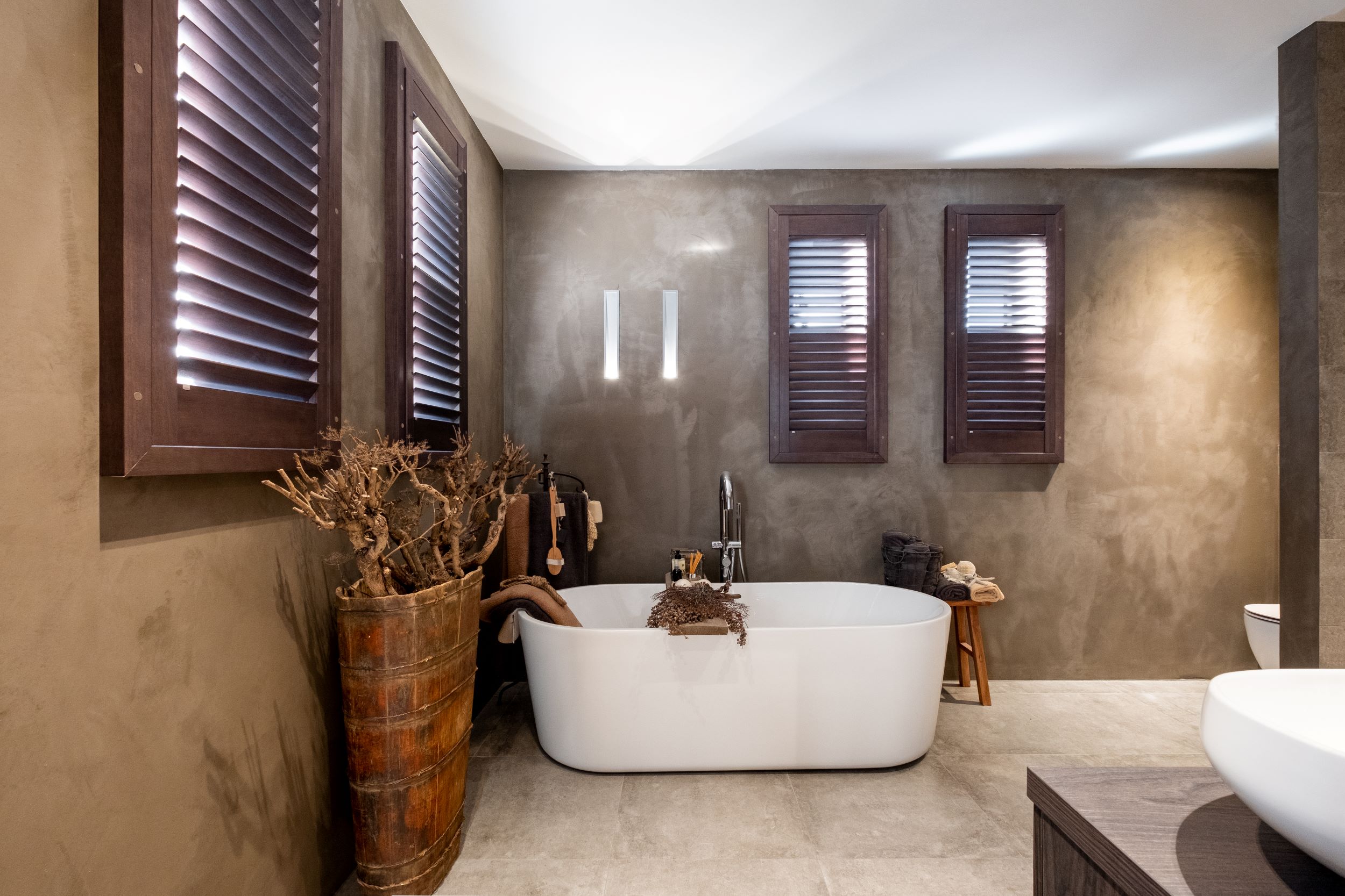 shutters badkamer