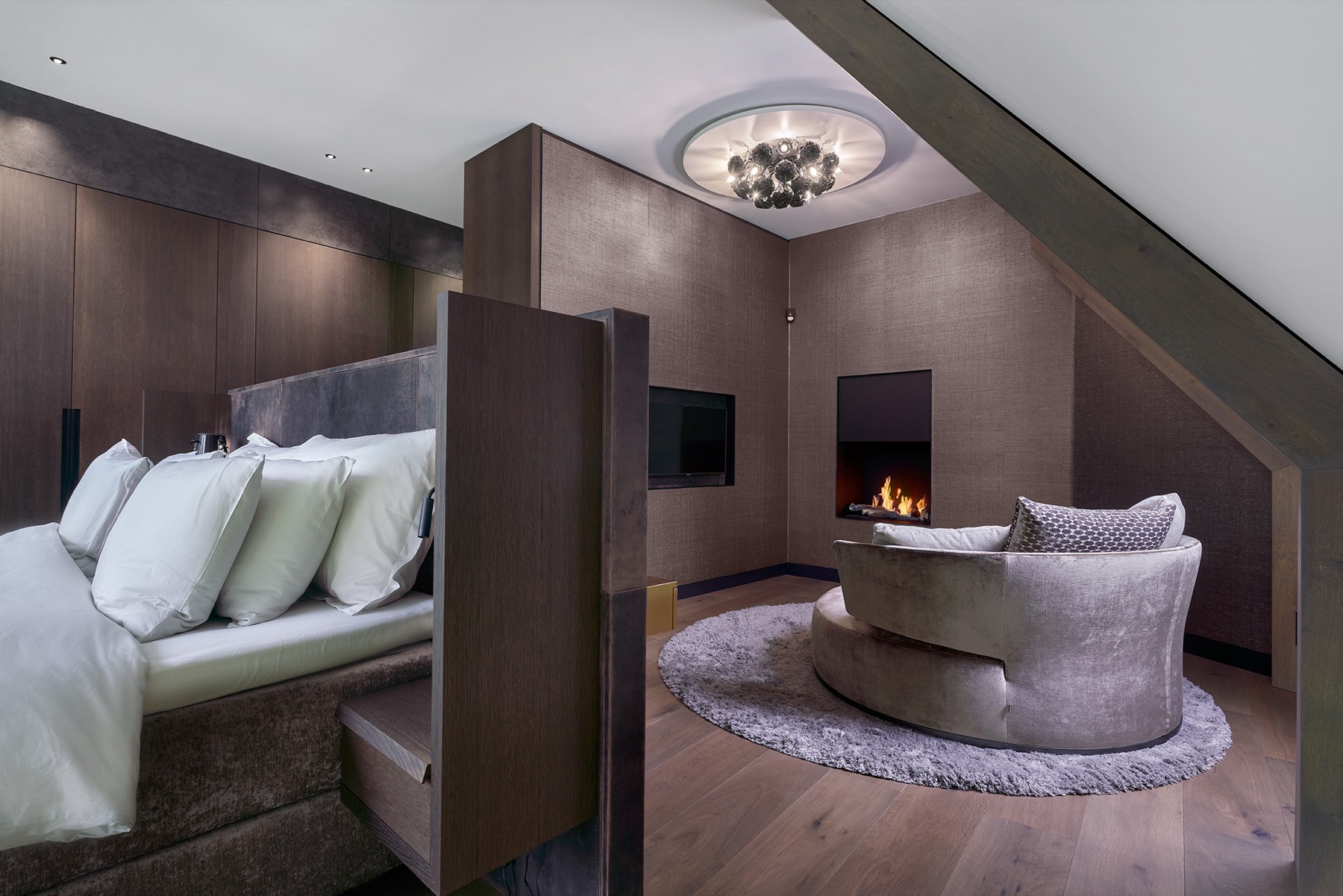 luxe interieur slaapkamer