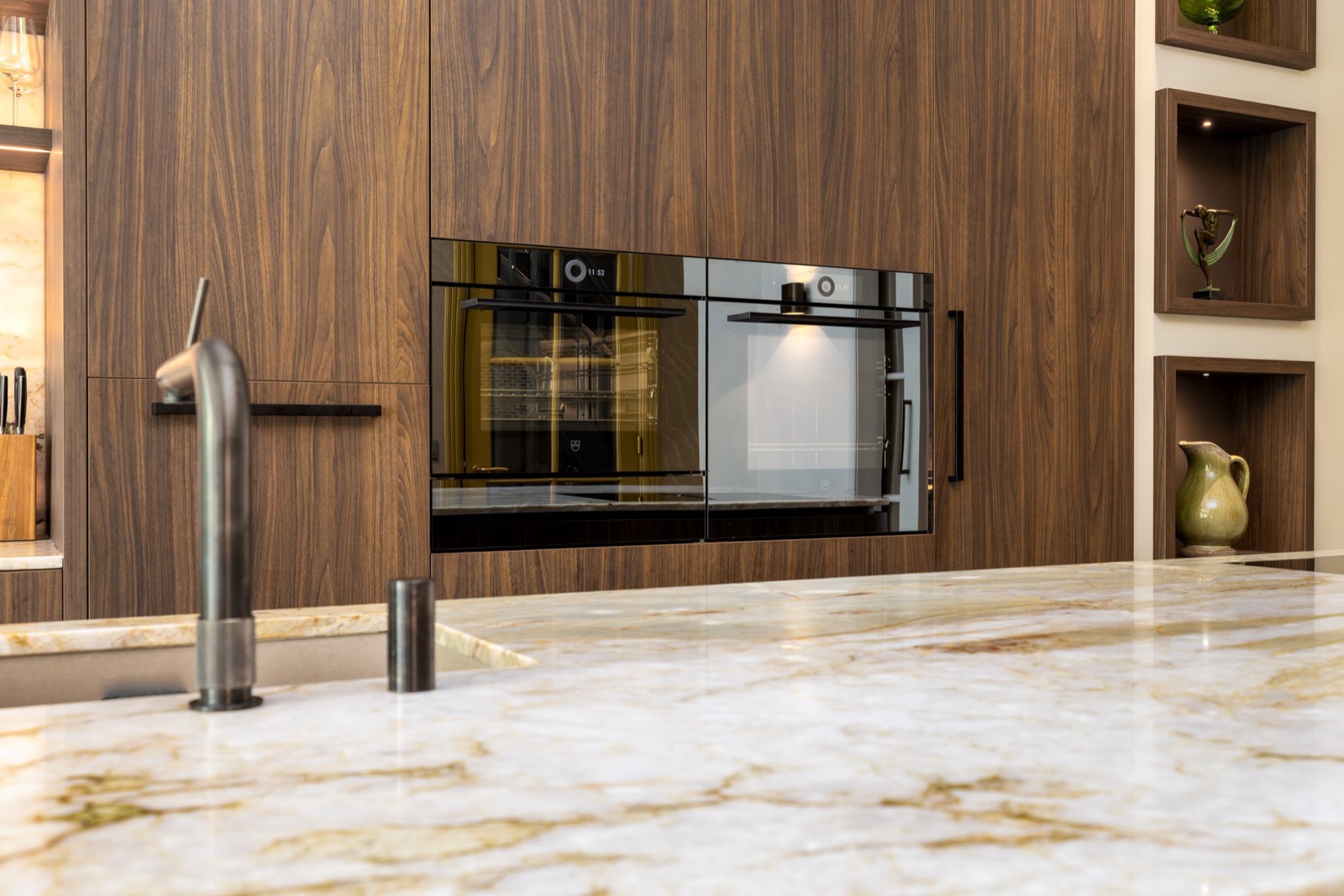 design keuken met luxe keukenblad