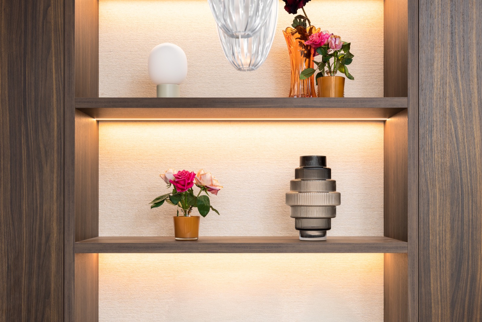 luxe kast met verlichting