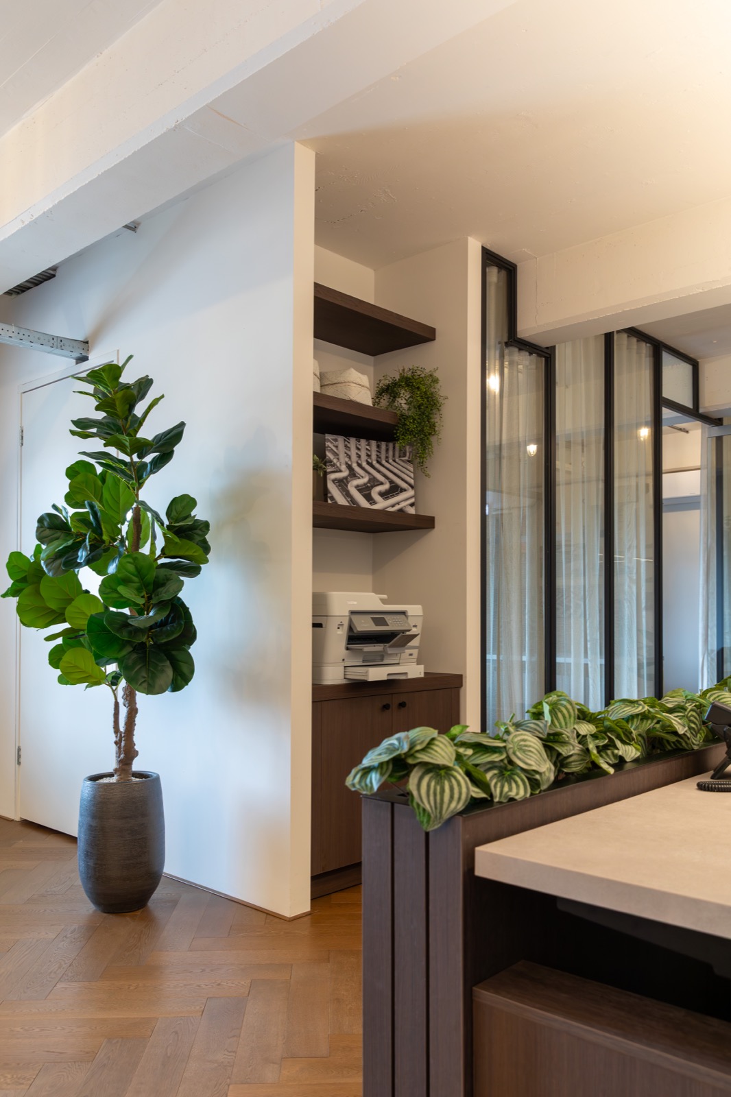 kantoor met maatwerk interieur