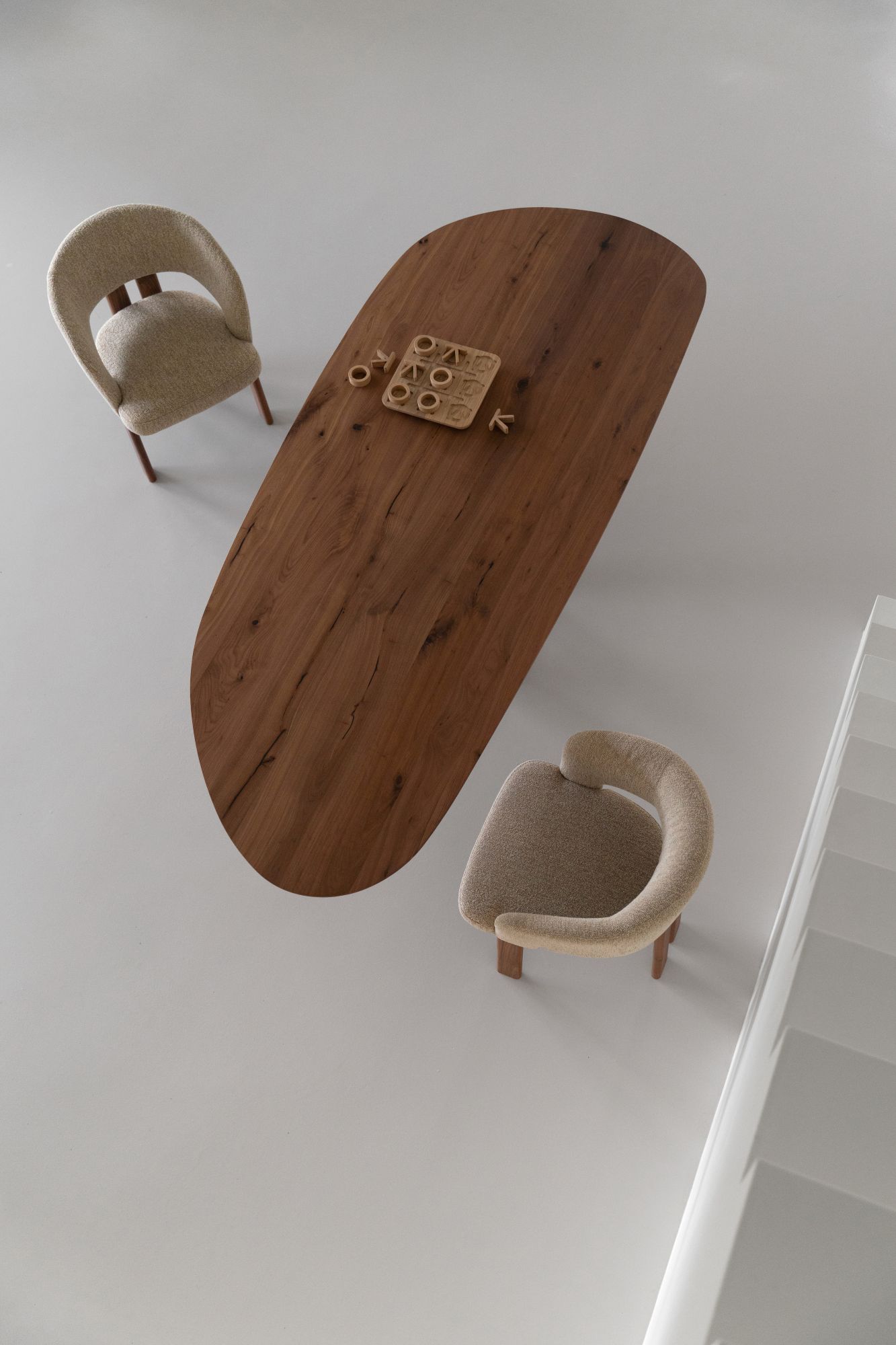 bovenaanzicht tafel