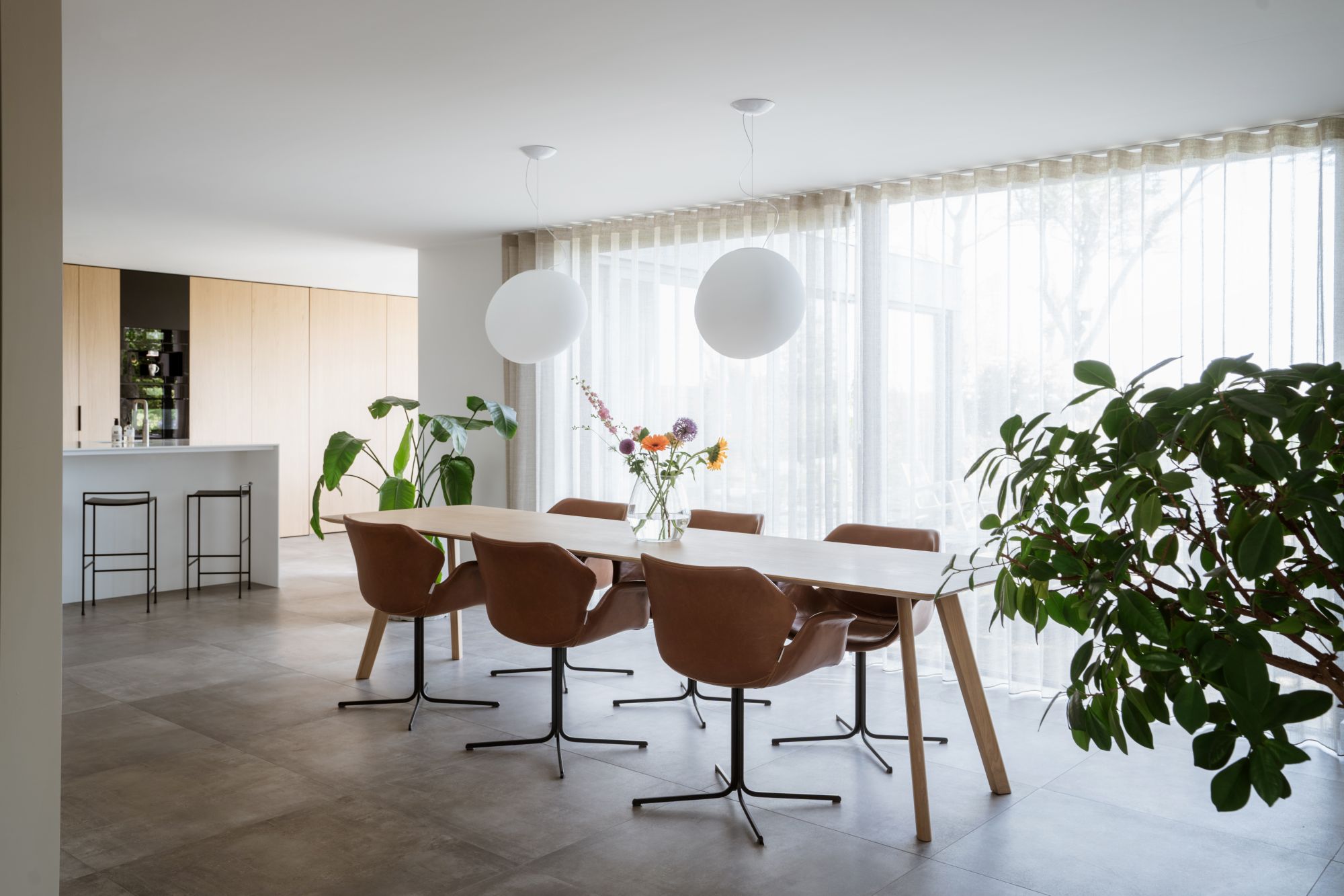 moderne eetkamer