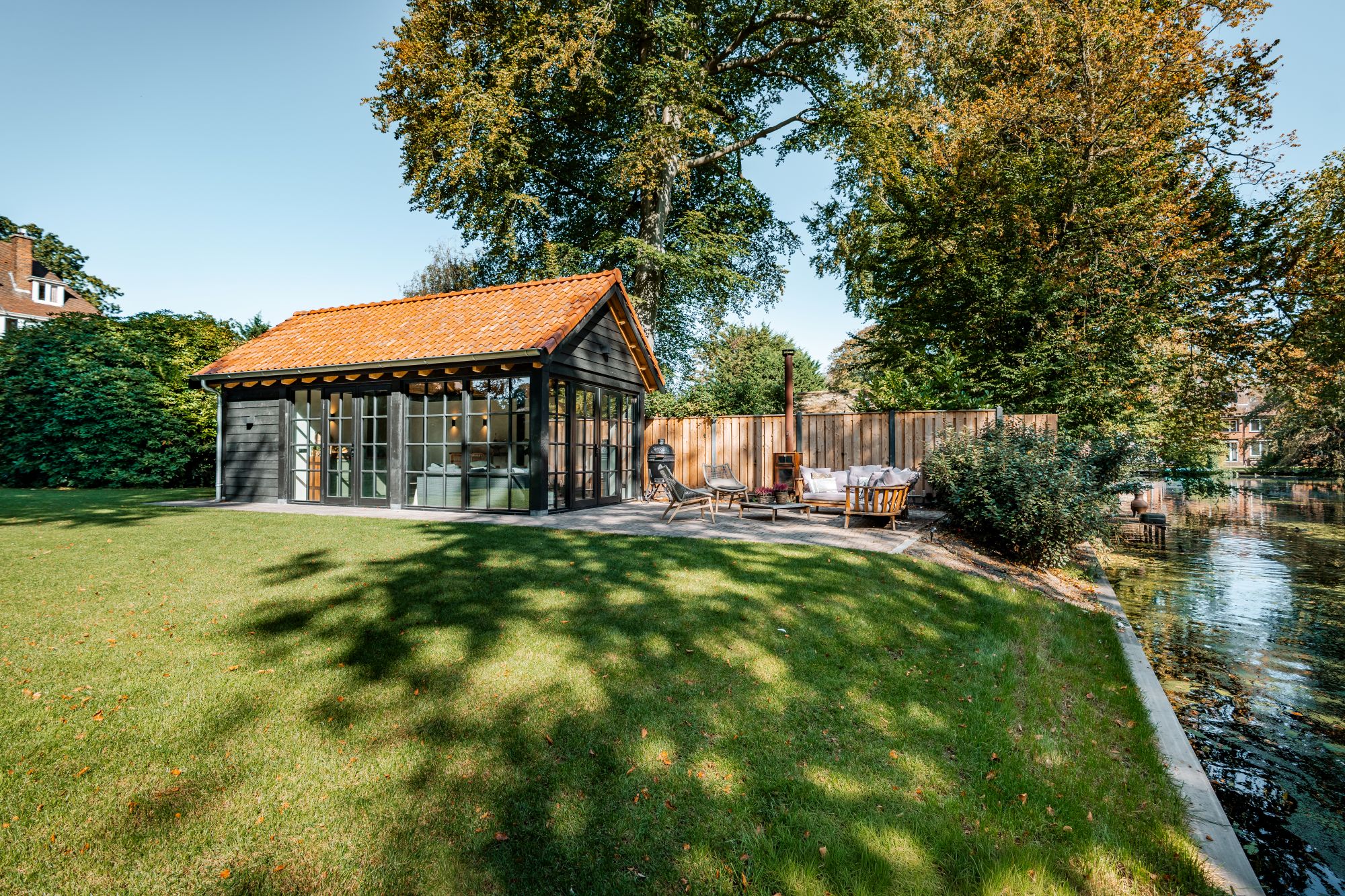 houten tuinkamer