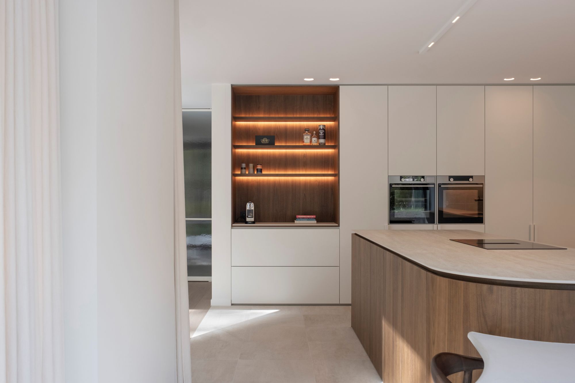 keukenkast met verlichting