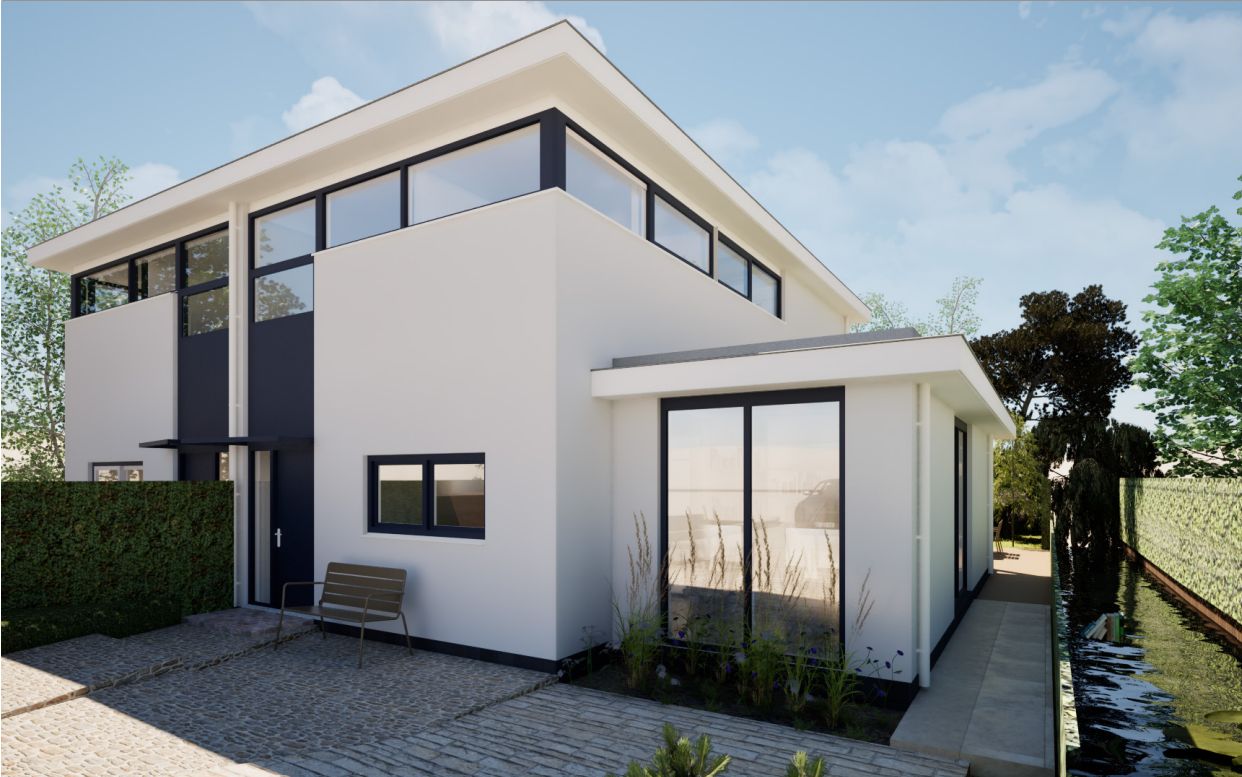 voorgevel villa