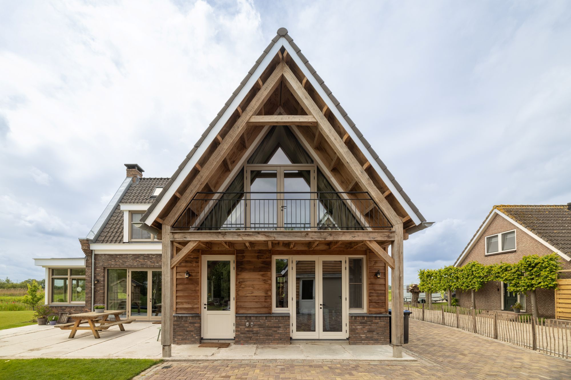 villa achtergevel