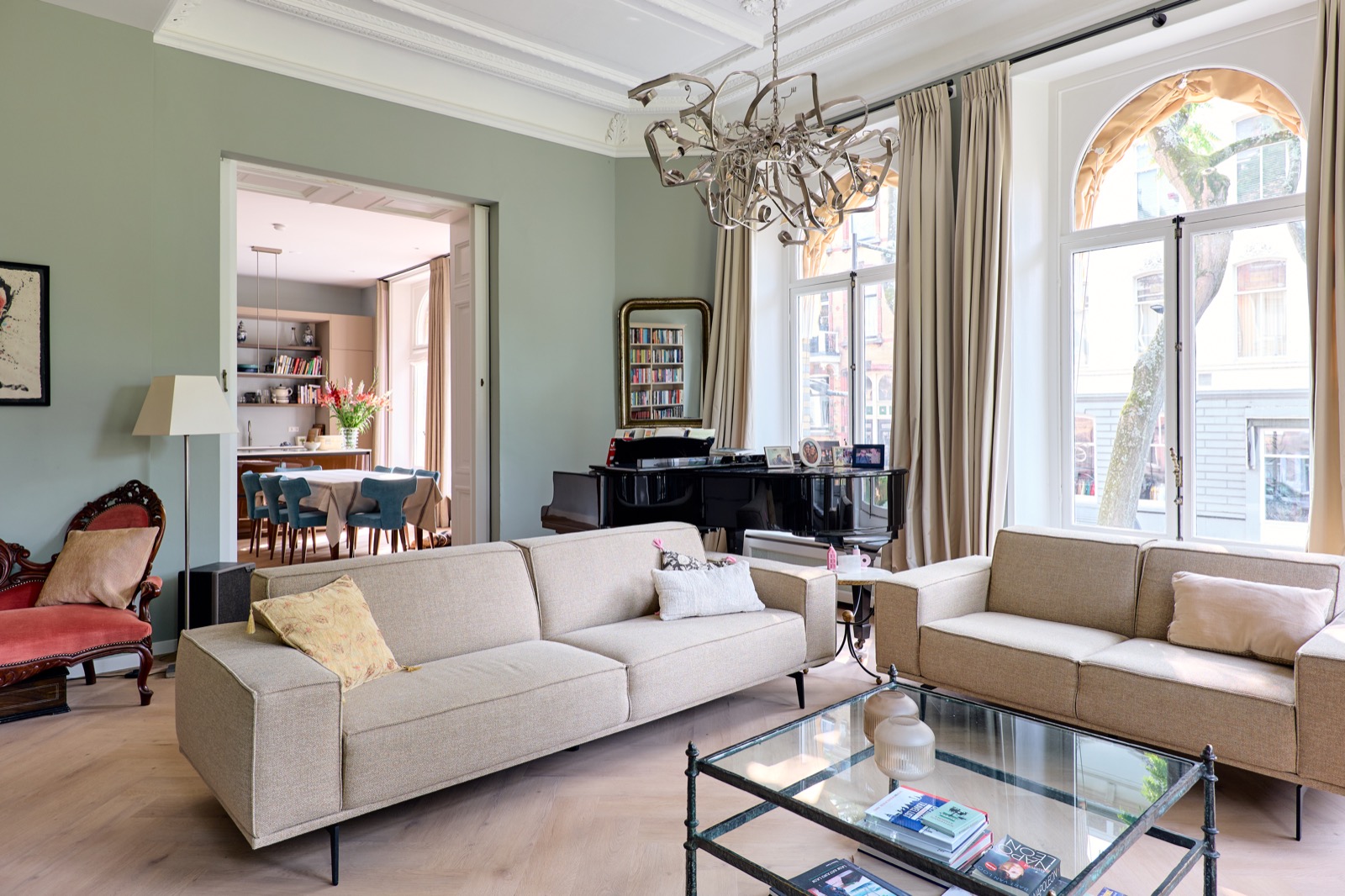 luxe woonkamer verbouwing