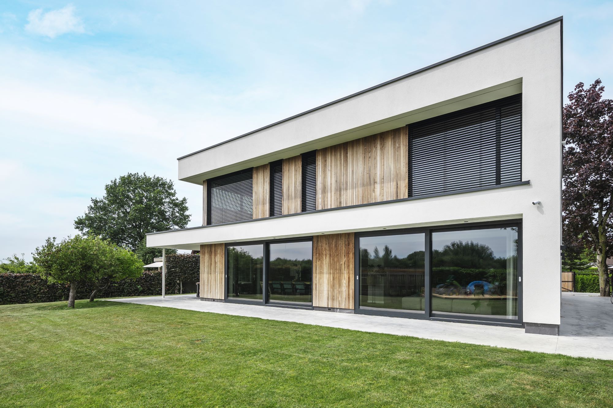 villa achterzijde