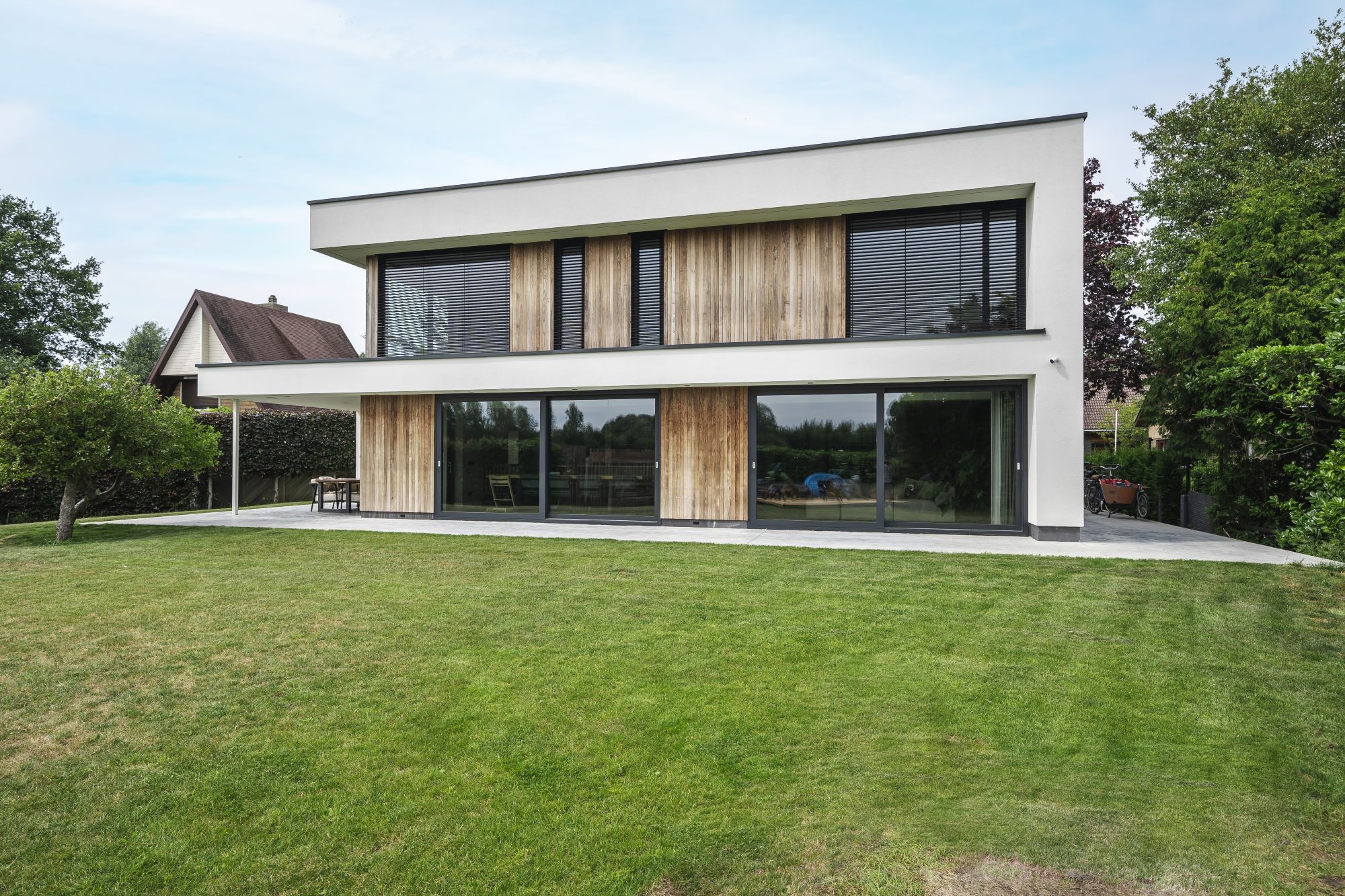 gevel villa achterzijde