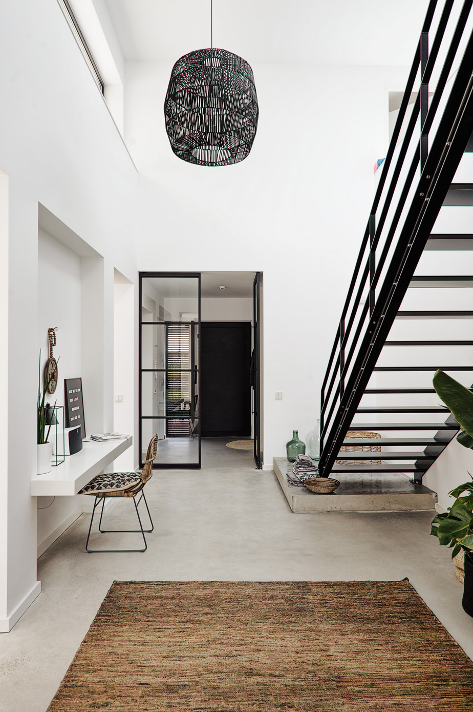interieur met trap