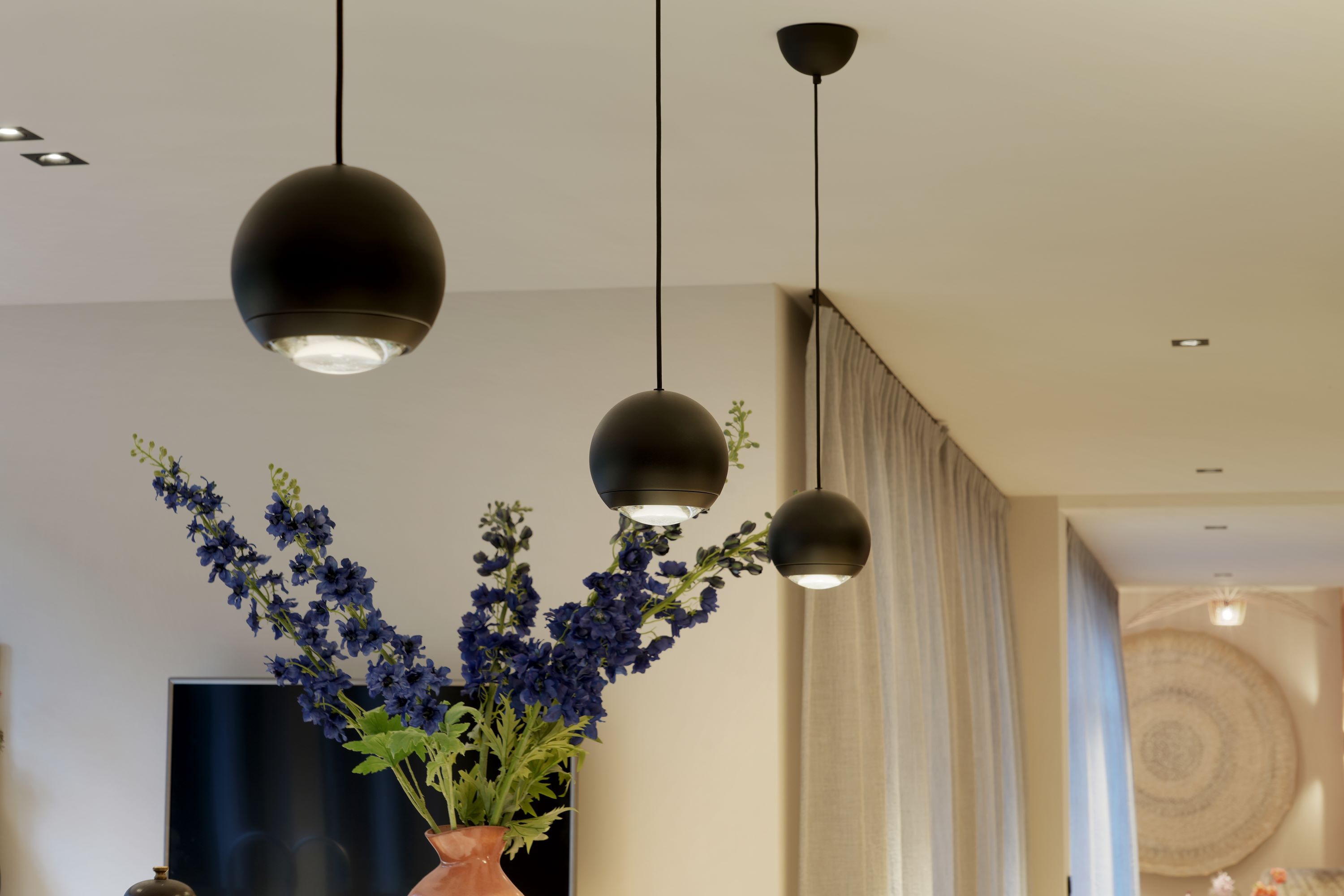 detailfoto verlichting keuken