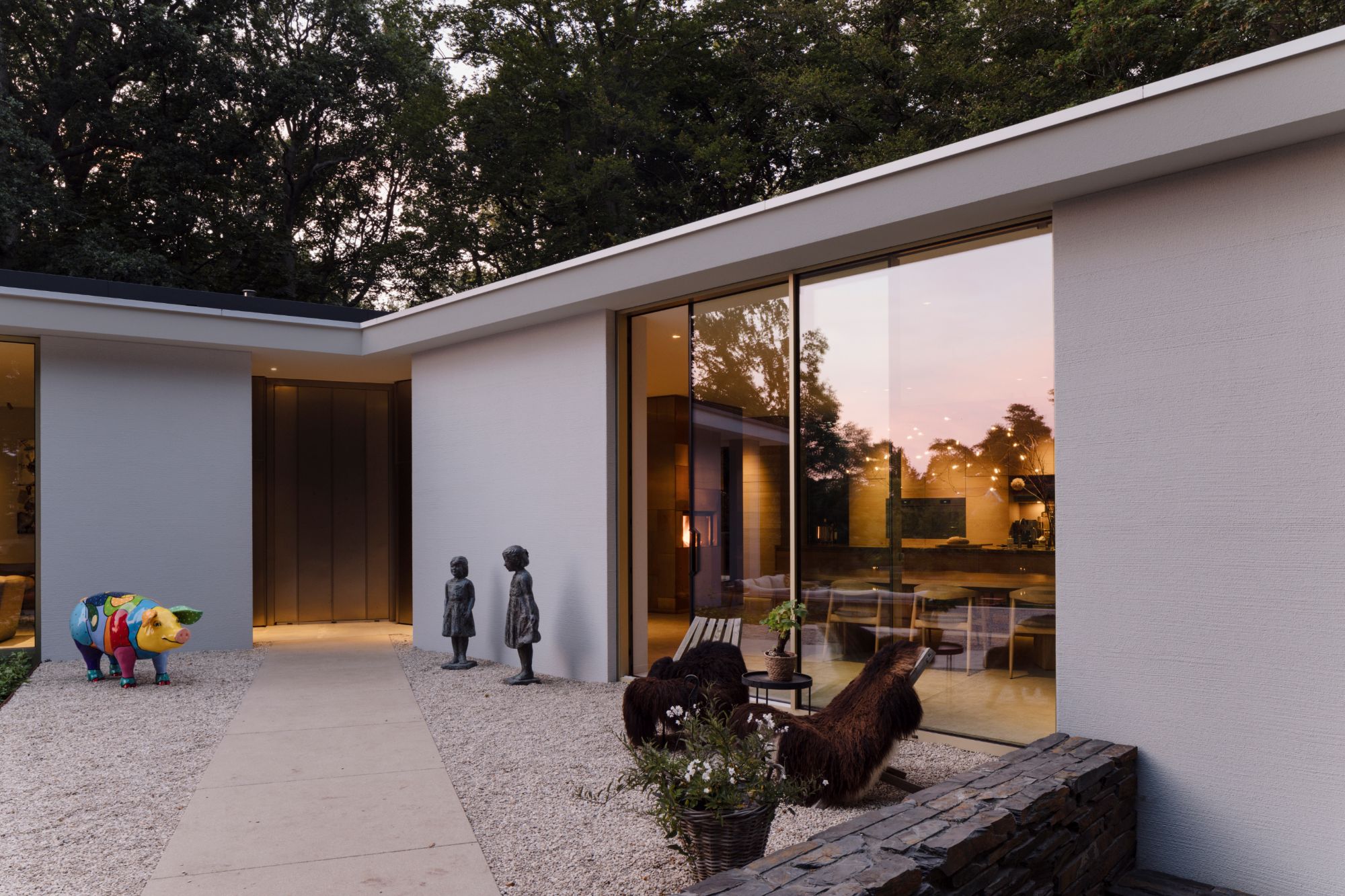 buitenkant luxe villa