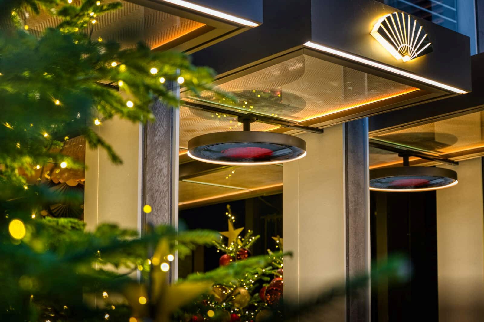 hangende terrasverwarming