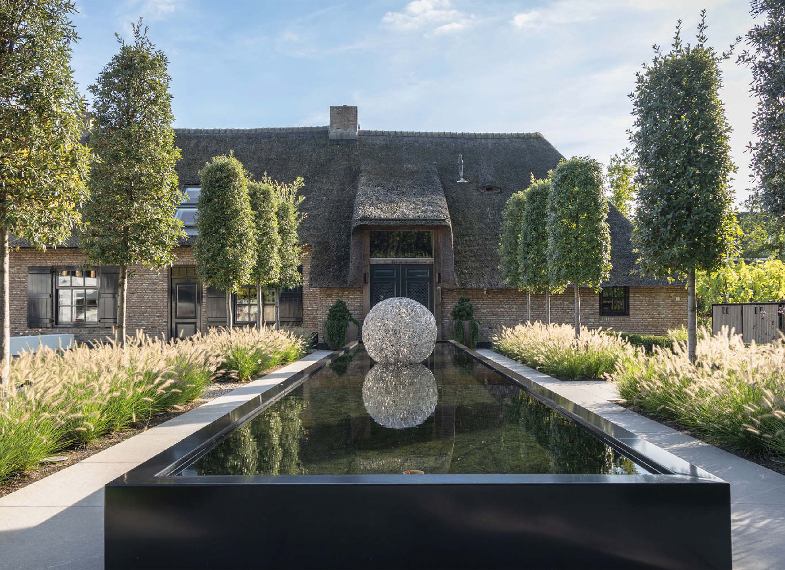 luxe staal toepassing in tuin