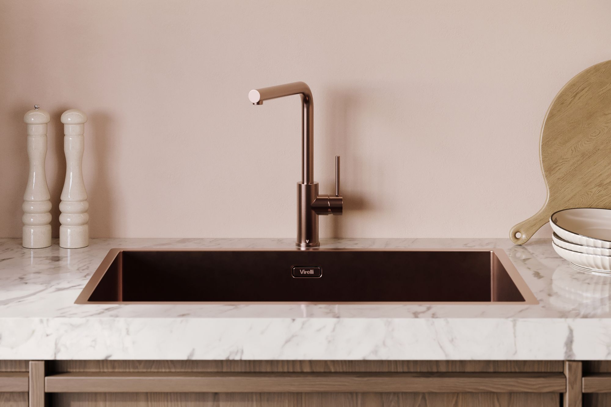 luxe keuken en spoelbak