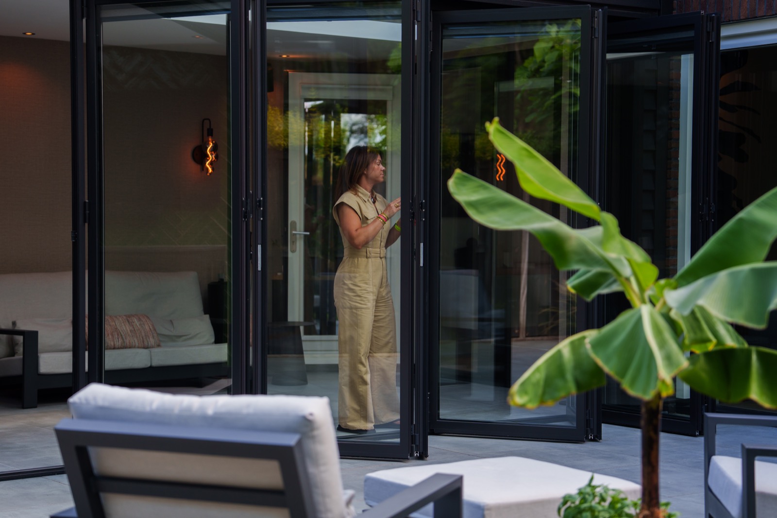 woning met design vouwwand
