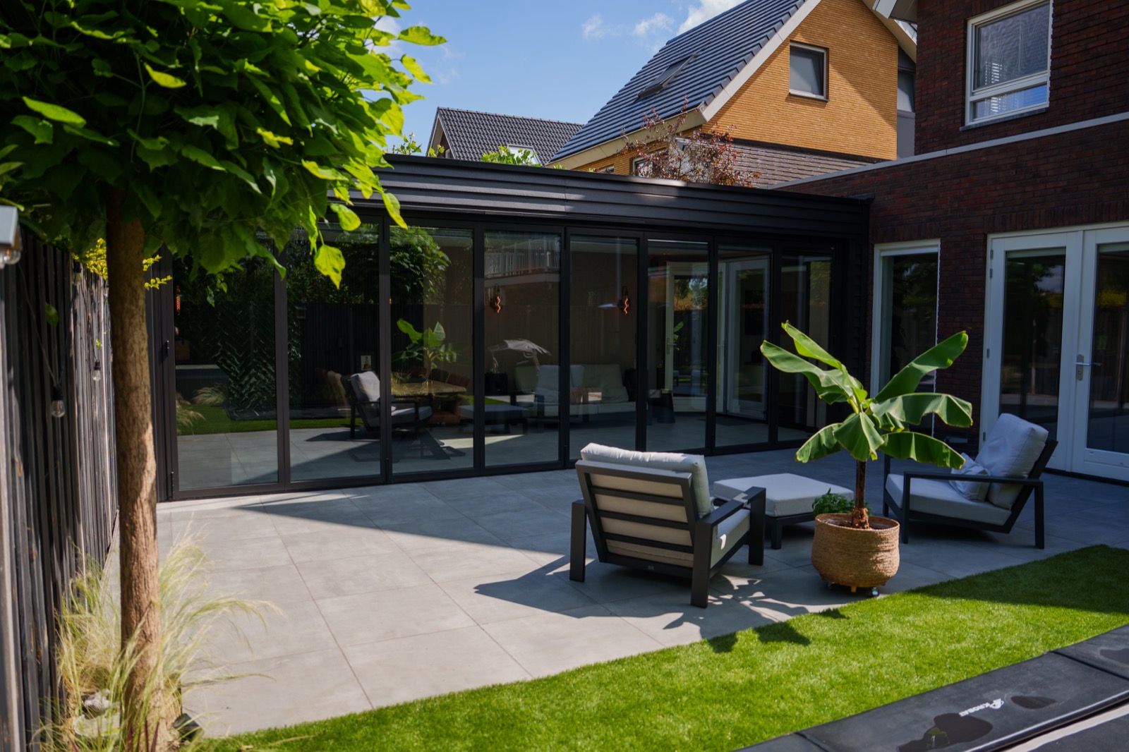 woning met luxe pui