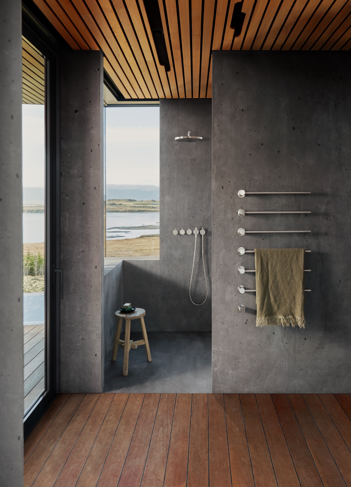 badkamer met design kranan