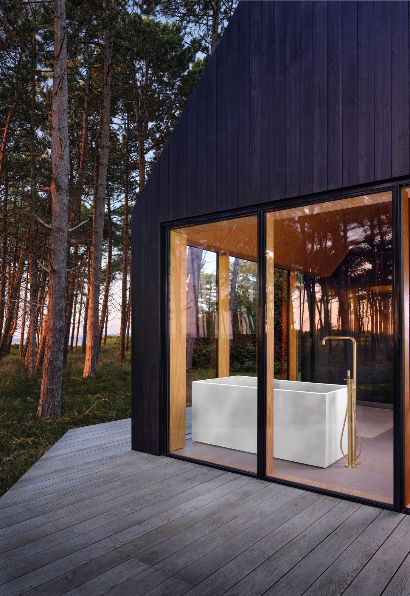 vakantiehuis met luxe badkamer