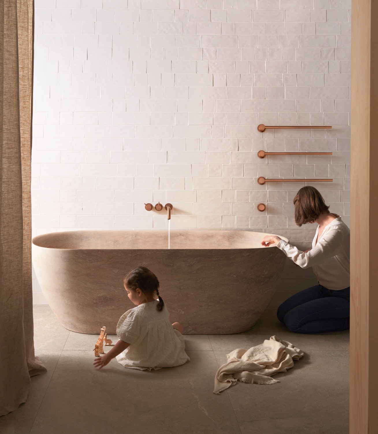 luxe marmeren badkamer
