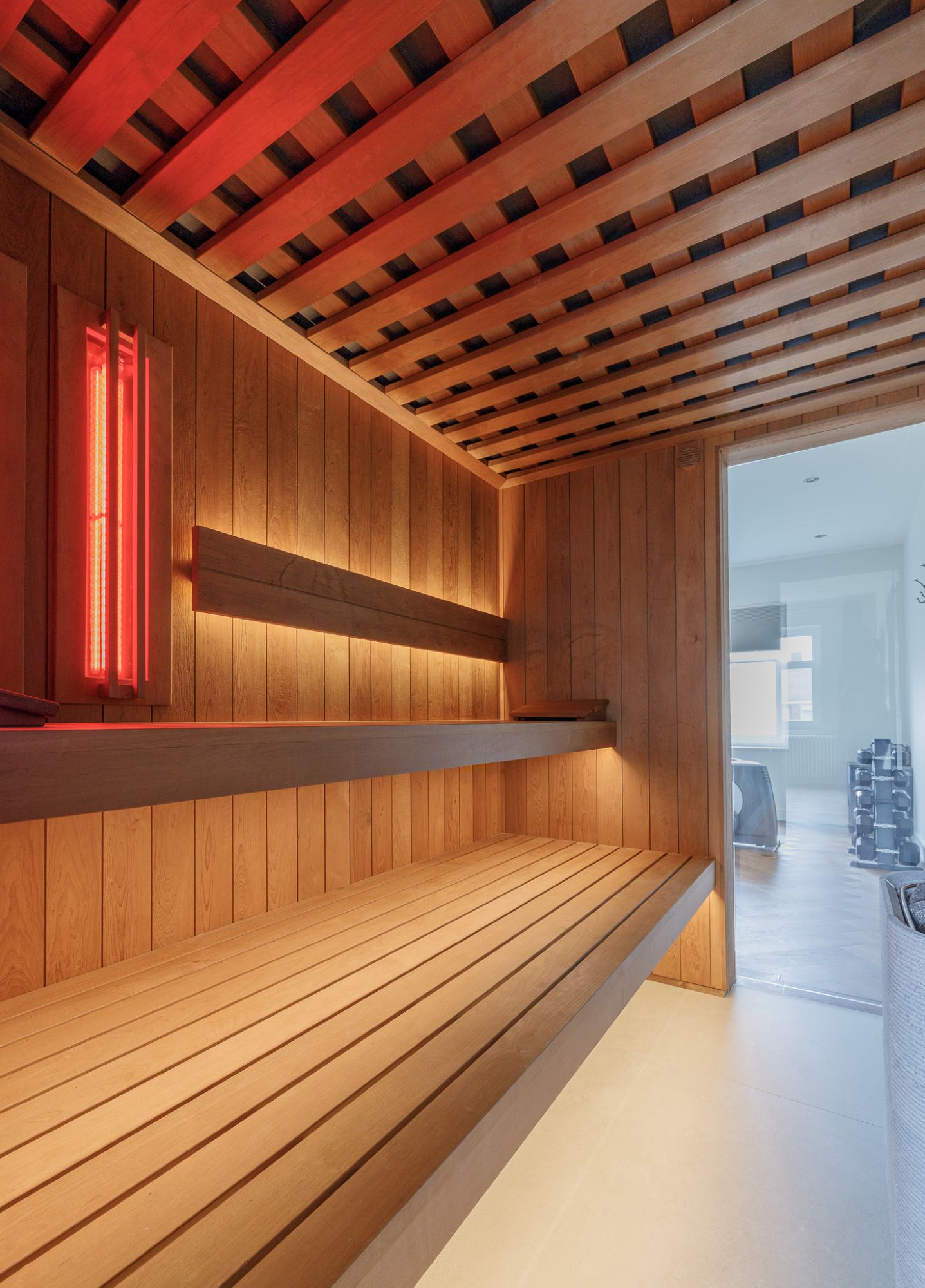 luxe sauna
