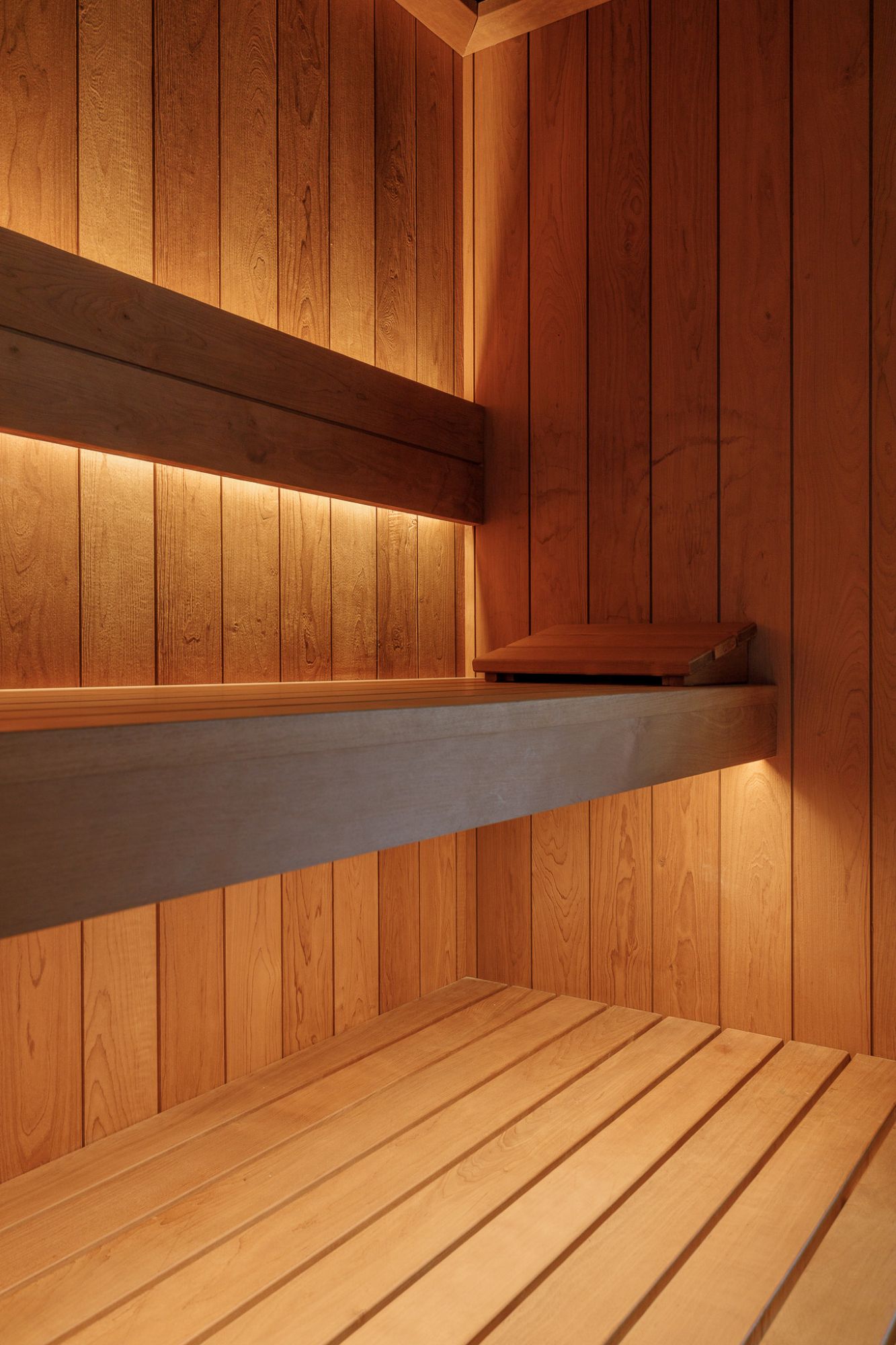 close up sauna