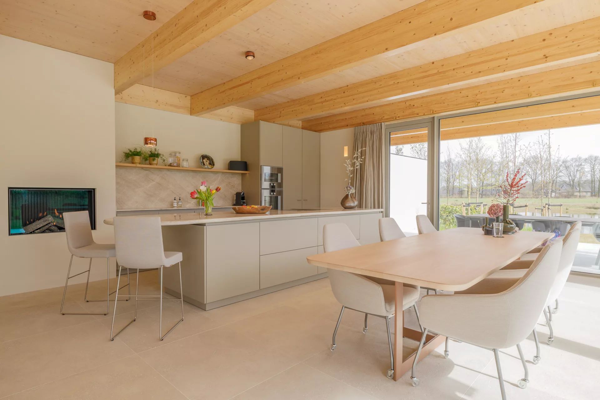 luxe open keuken