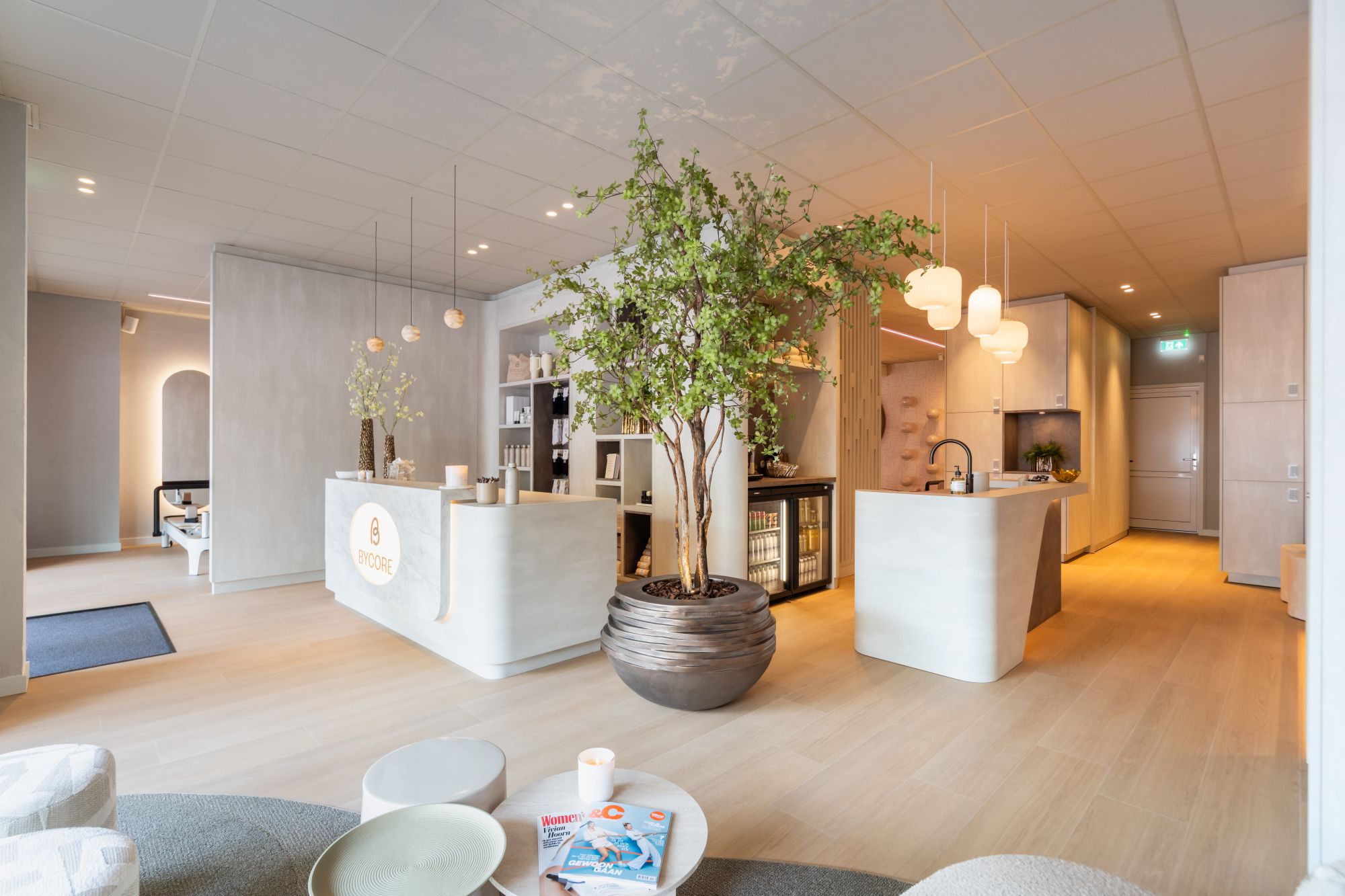 maatwerk interieur pilatesstudio