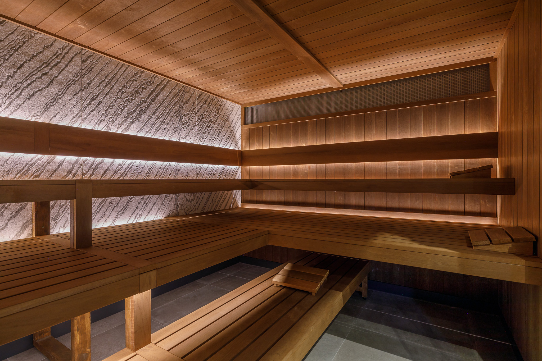 ledverlichting in sauna