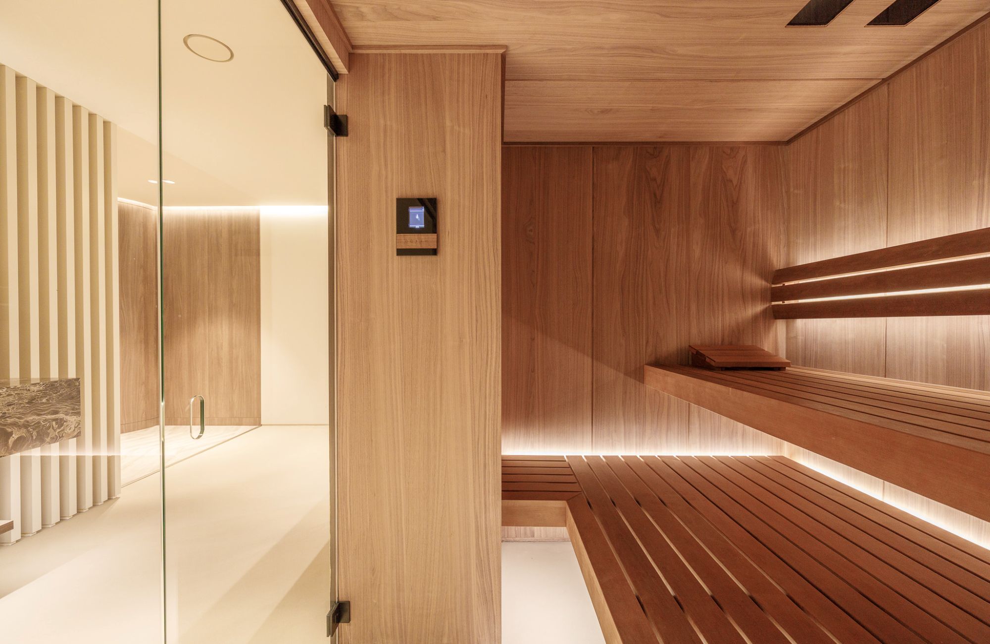 close up sauna