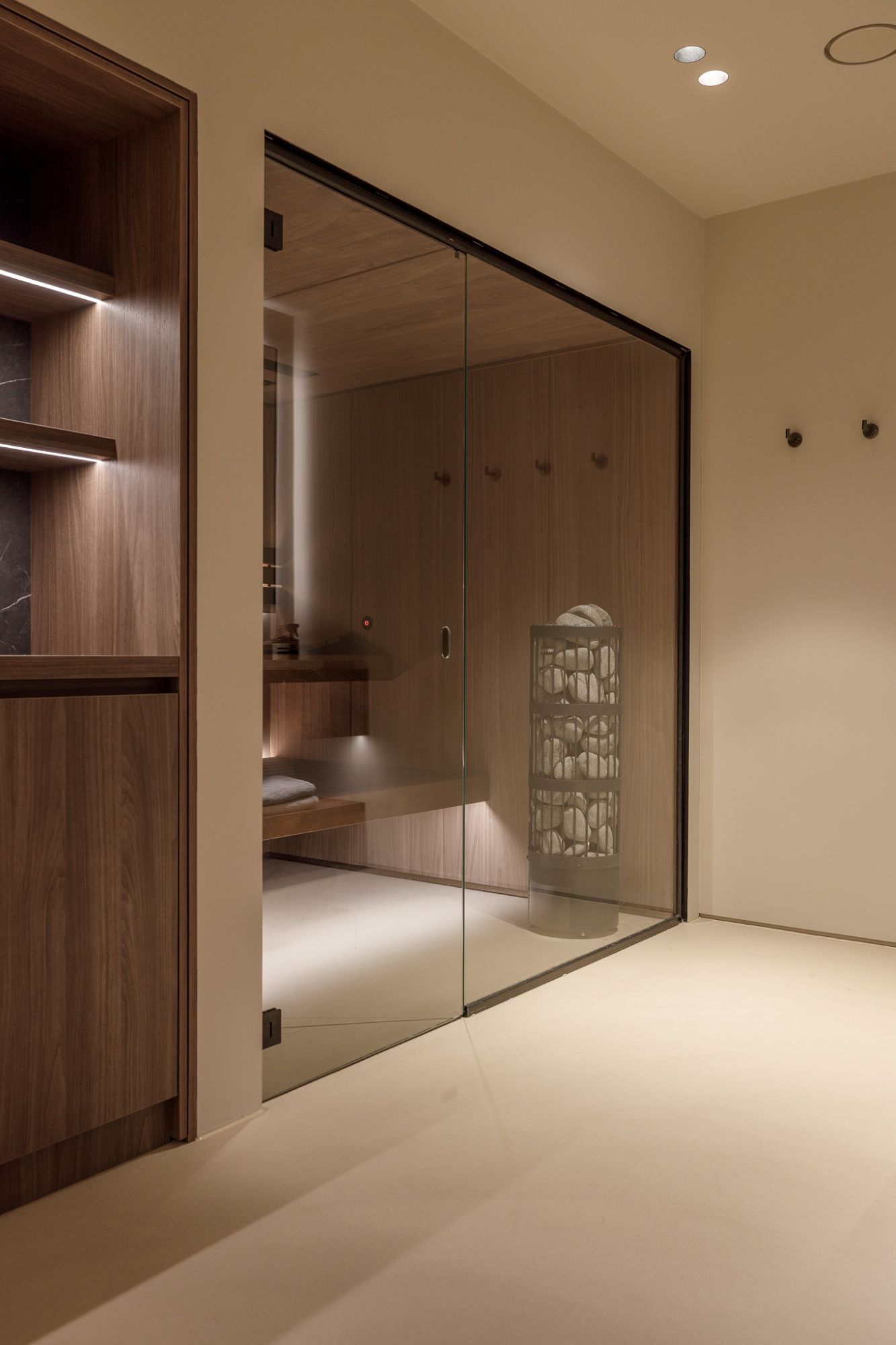 binnen sauna