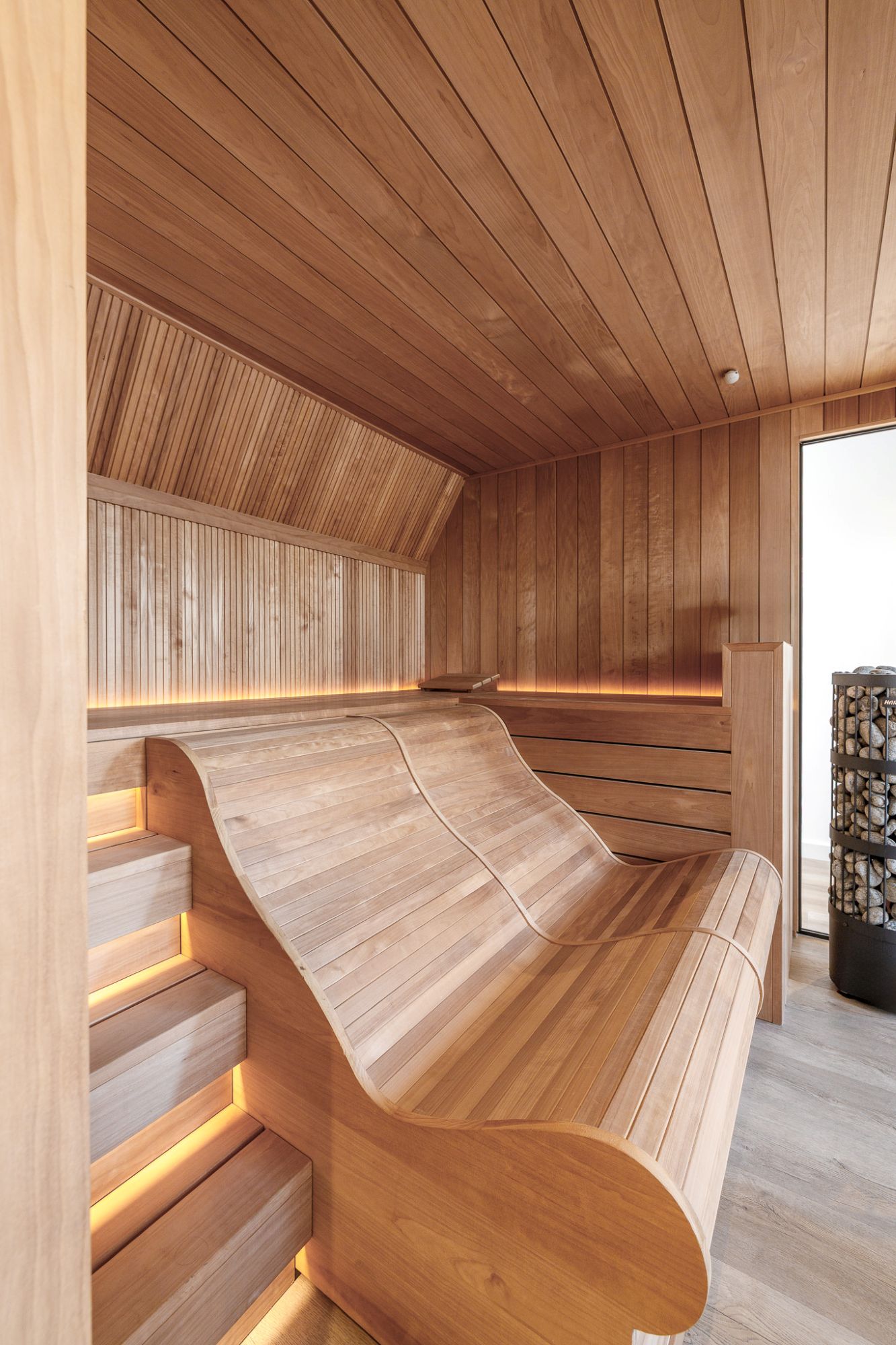 detail sauna
