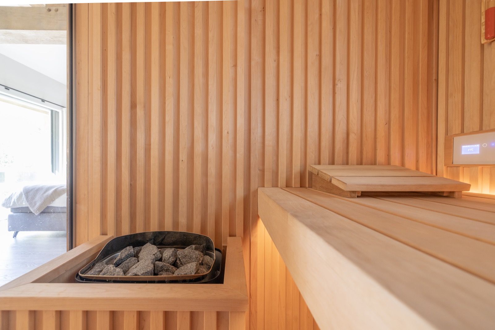 luxe sauna