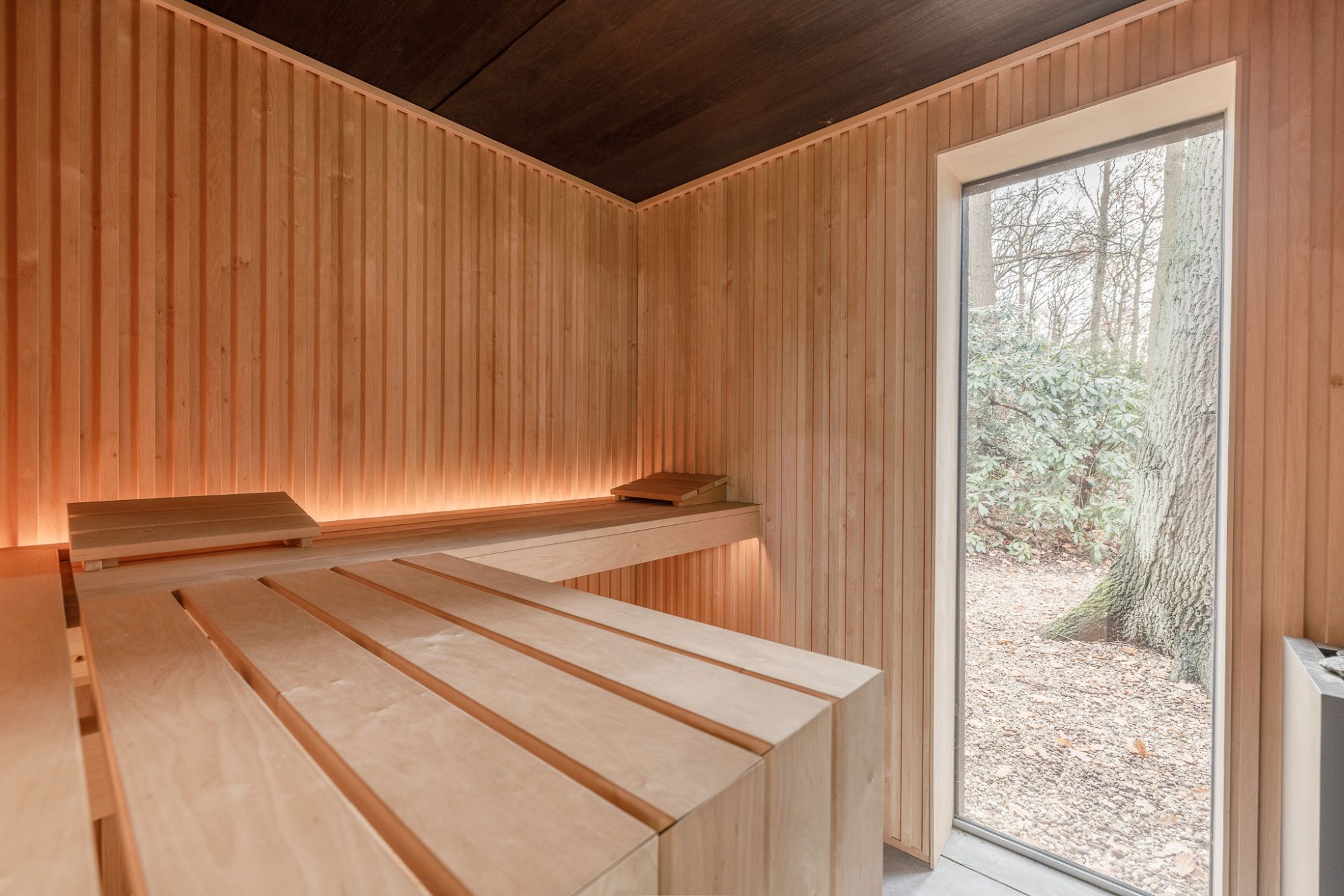 luxe sauna