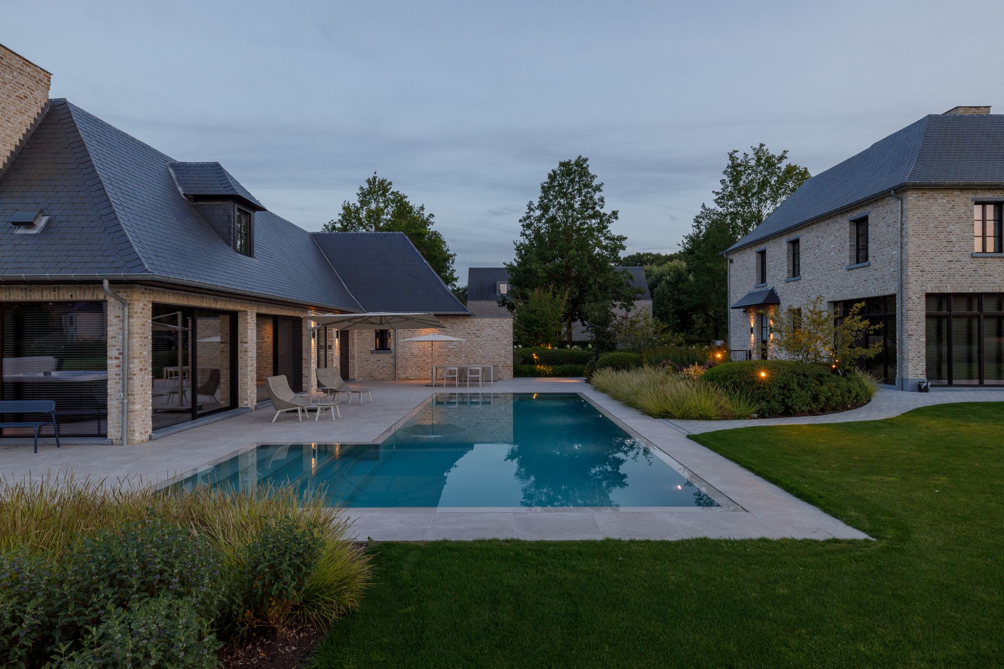 moderne villatuin