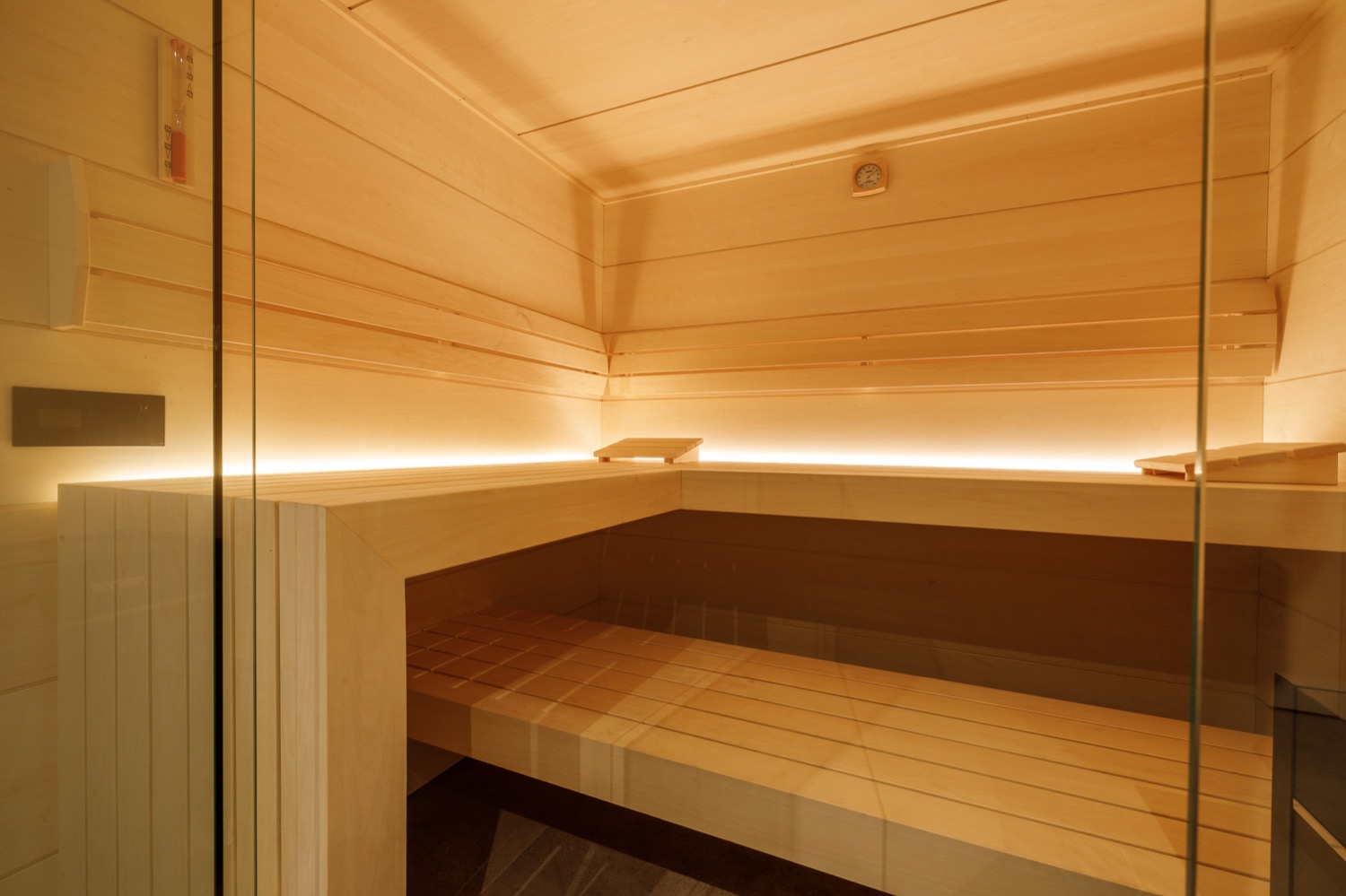 sauna ligbedden