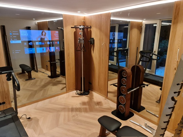 luxe fitness ruimte