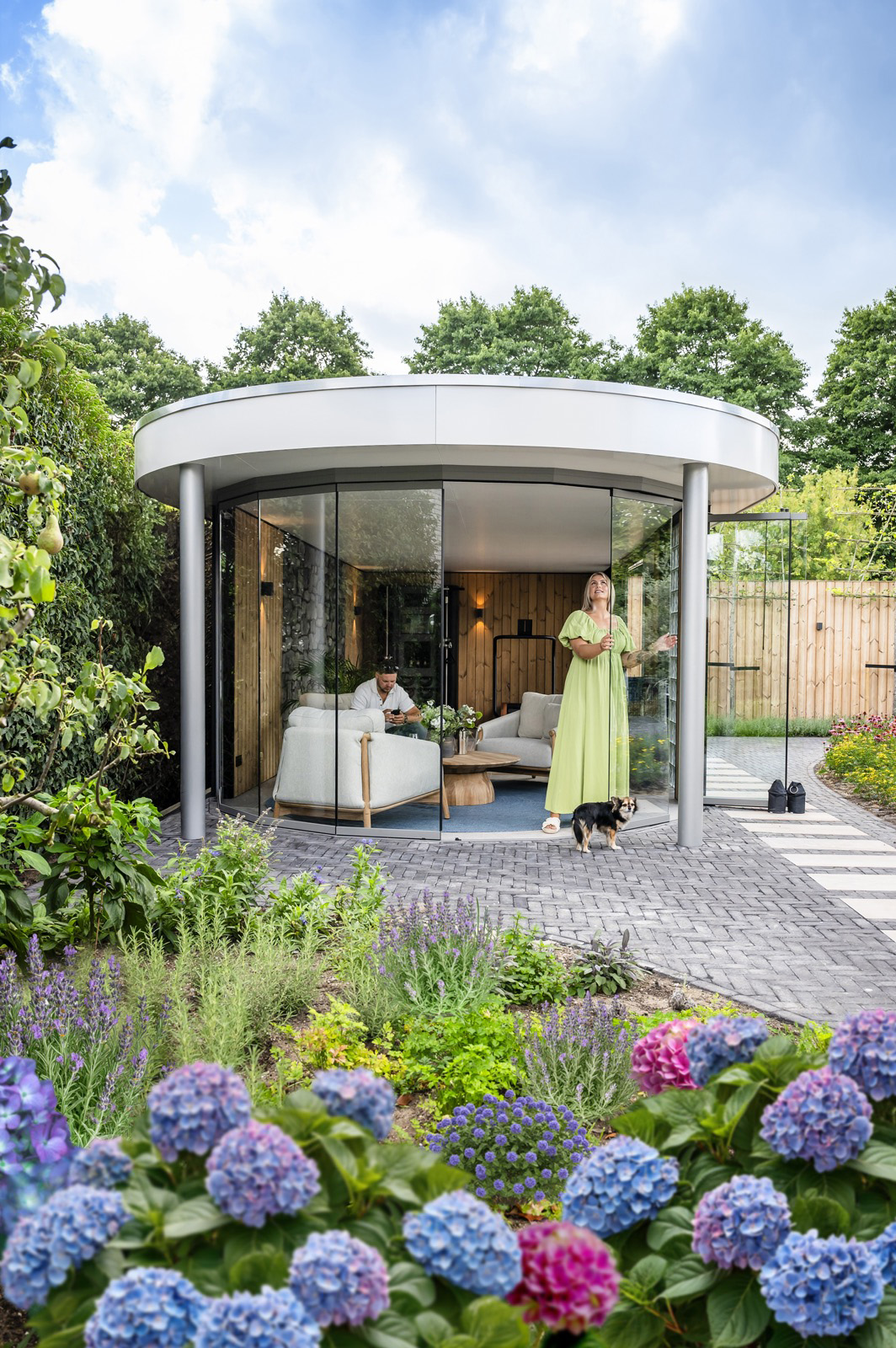 tuinkamer met design fitness