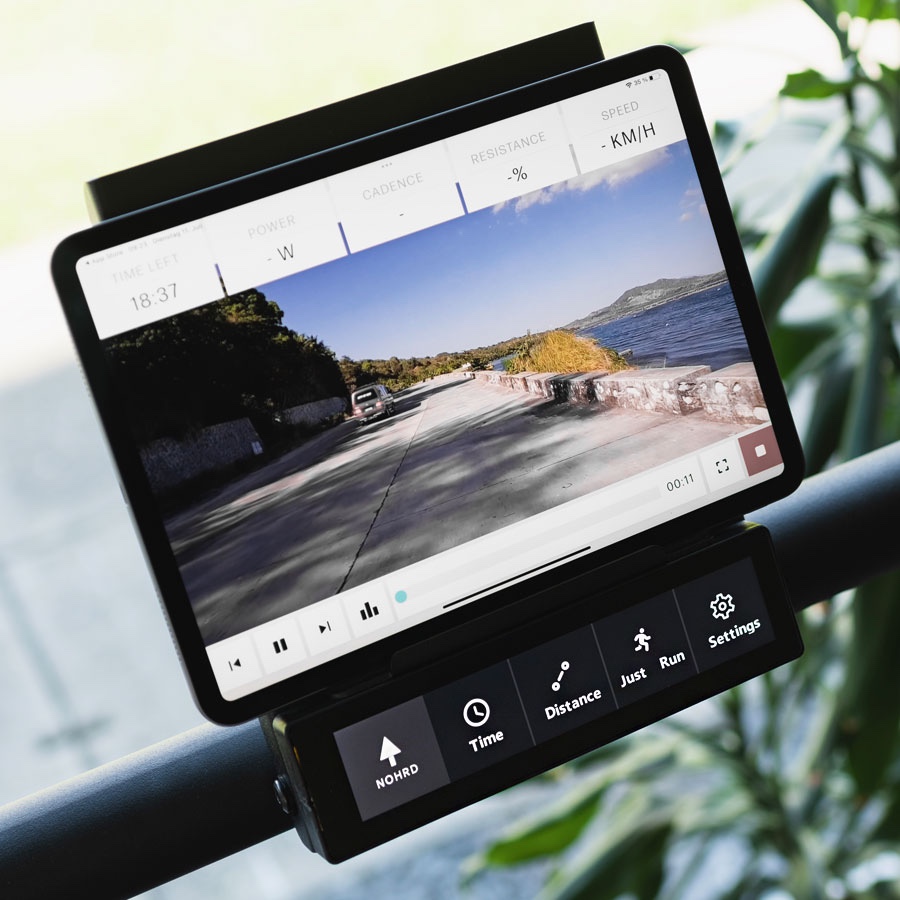 tablet op loopband
