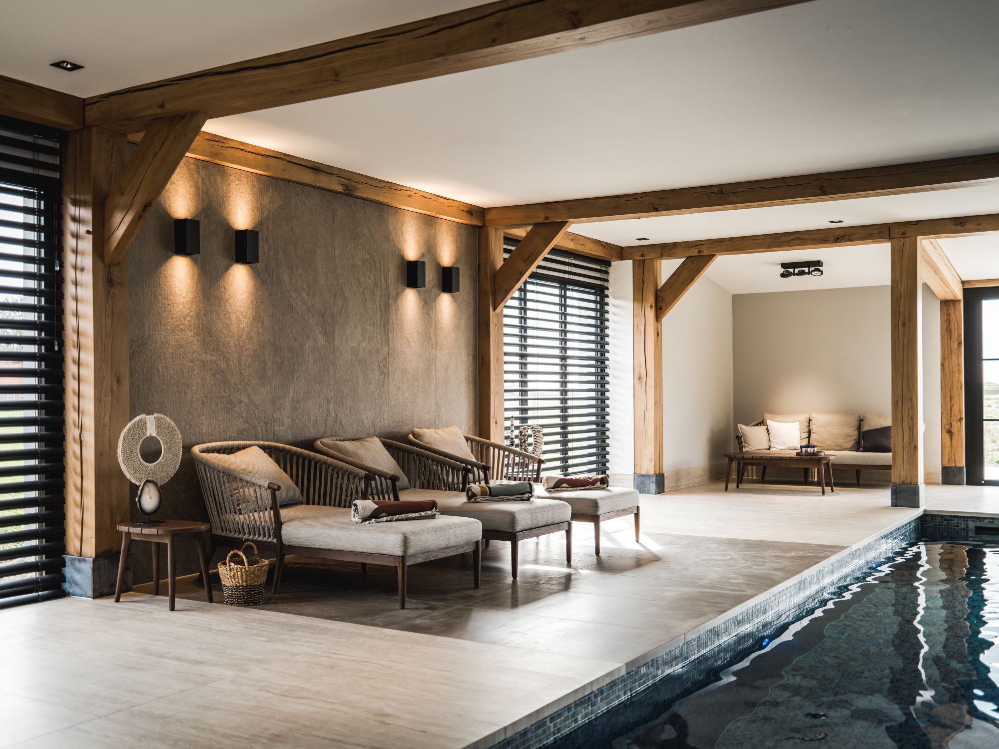 ligbedden in binnenwellness