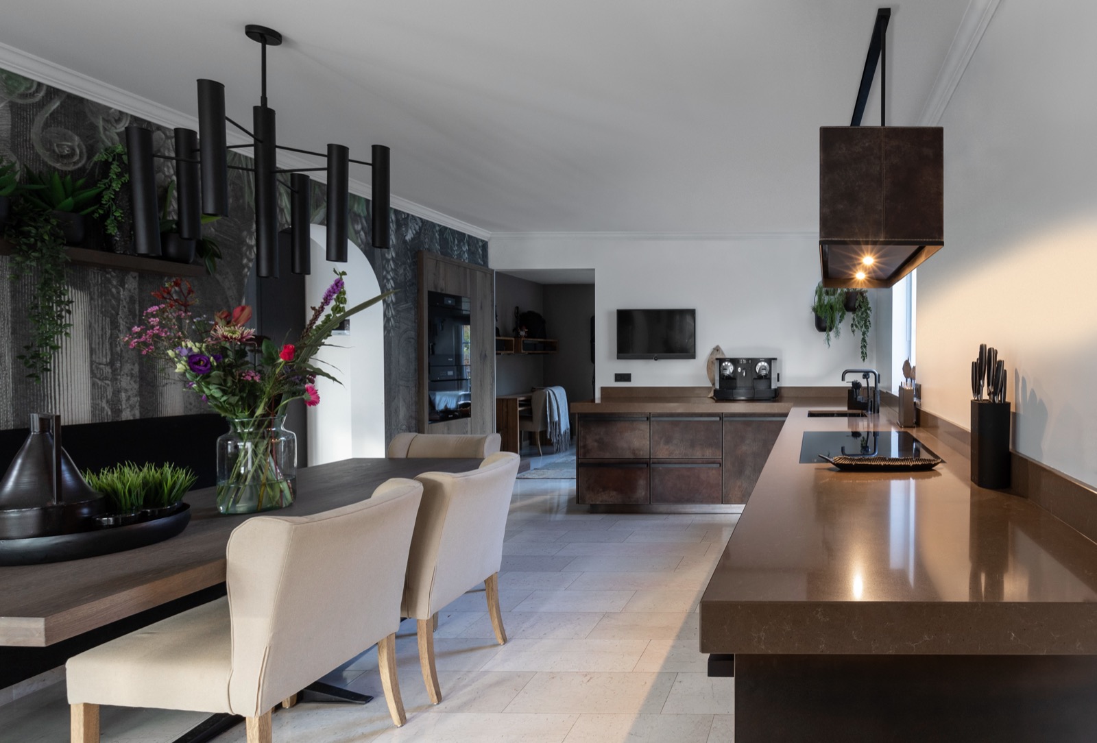 keuken met luxe afzuigkap