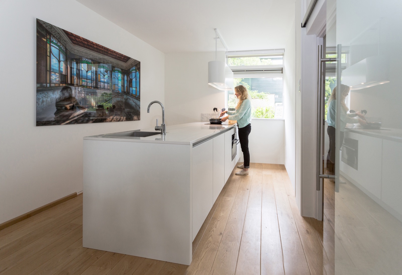 keuken met maatwerk afzuigkap