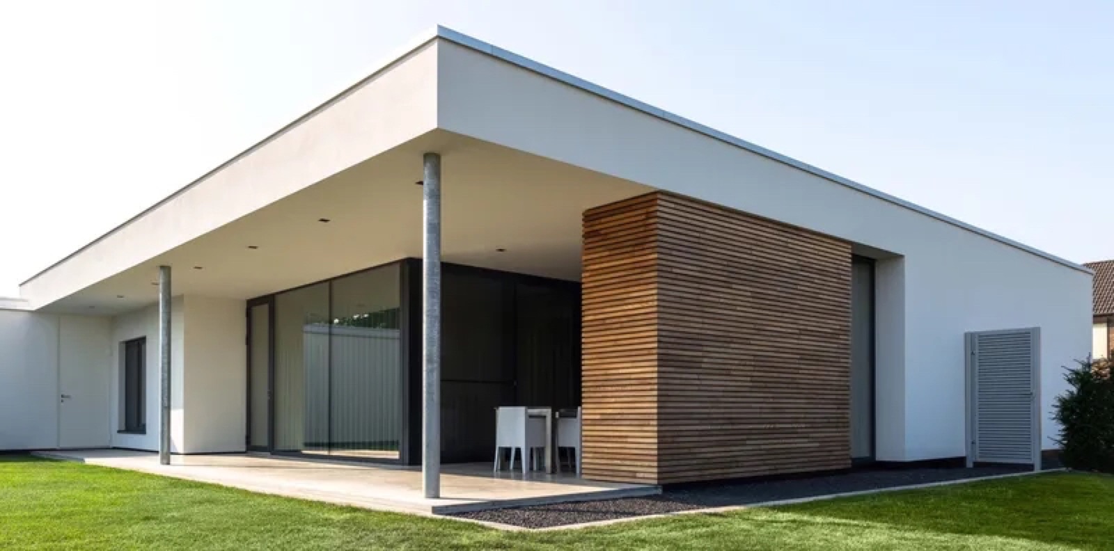 villa met luxe gevel