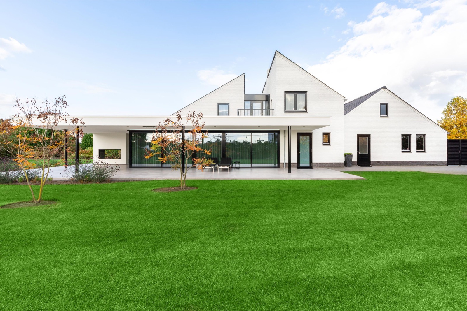 villa met luxe betonstuc