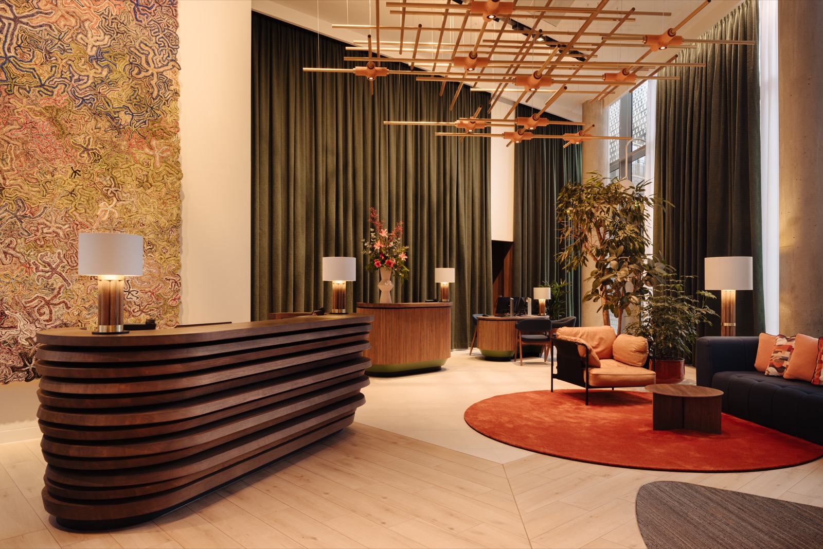 maatwerk interieur entreehal hotel