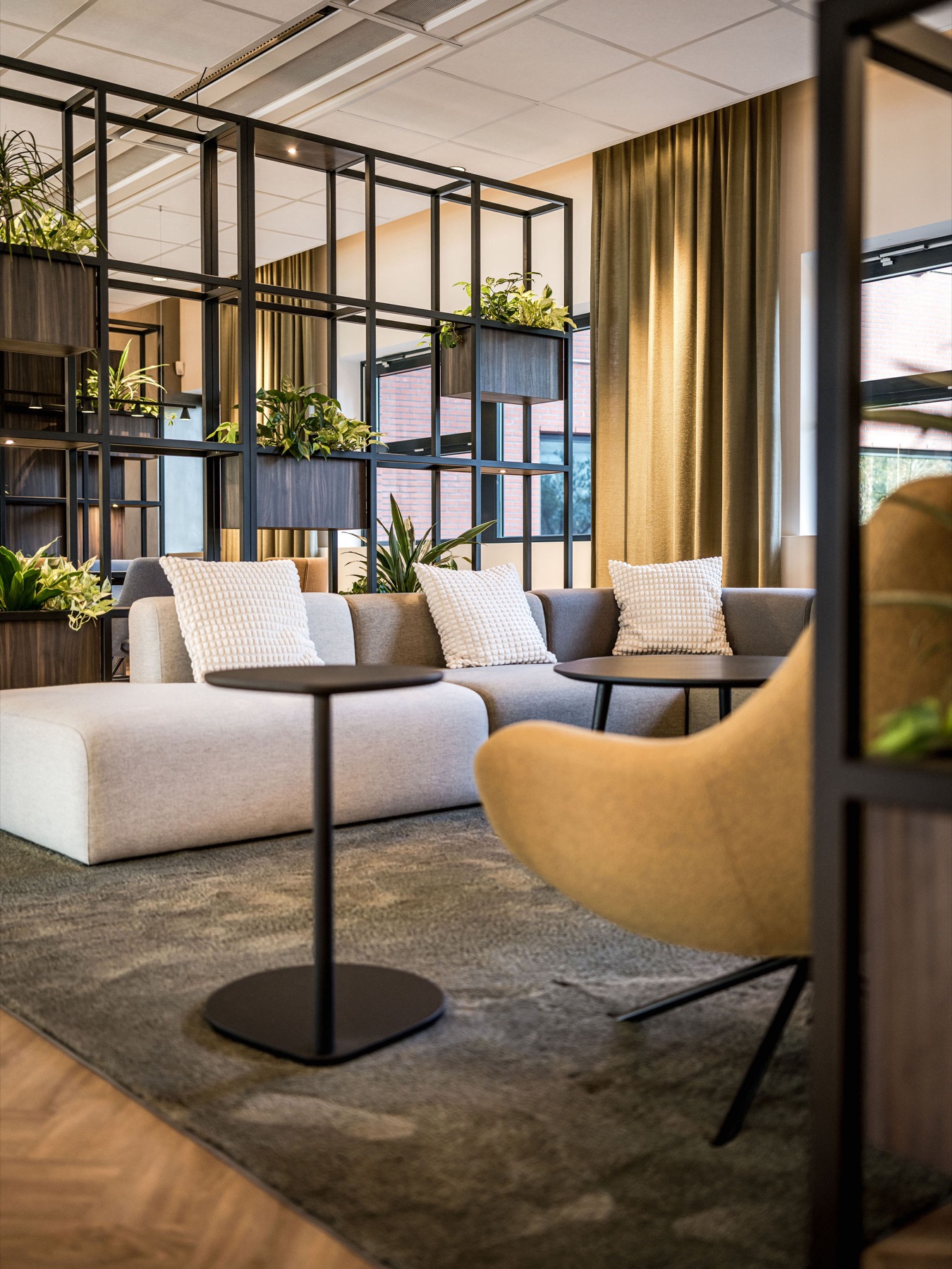 luxe zithoek kantoor