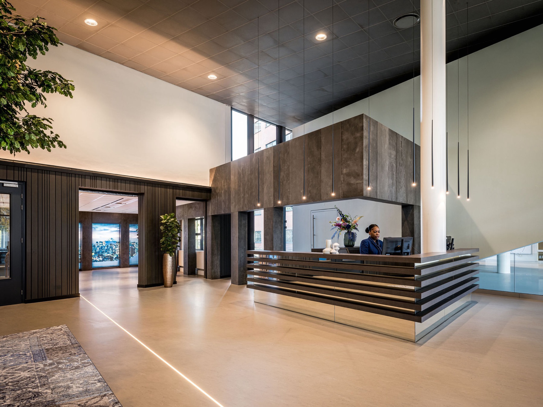 moderne receptie kantoor