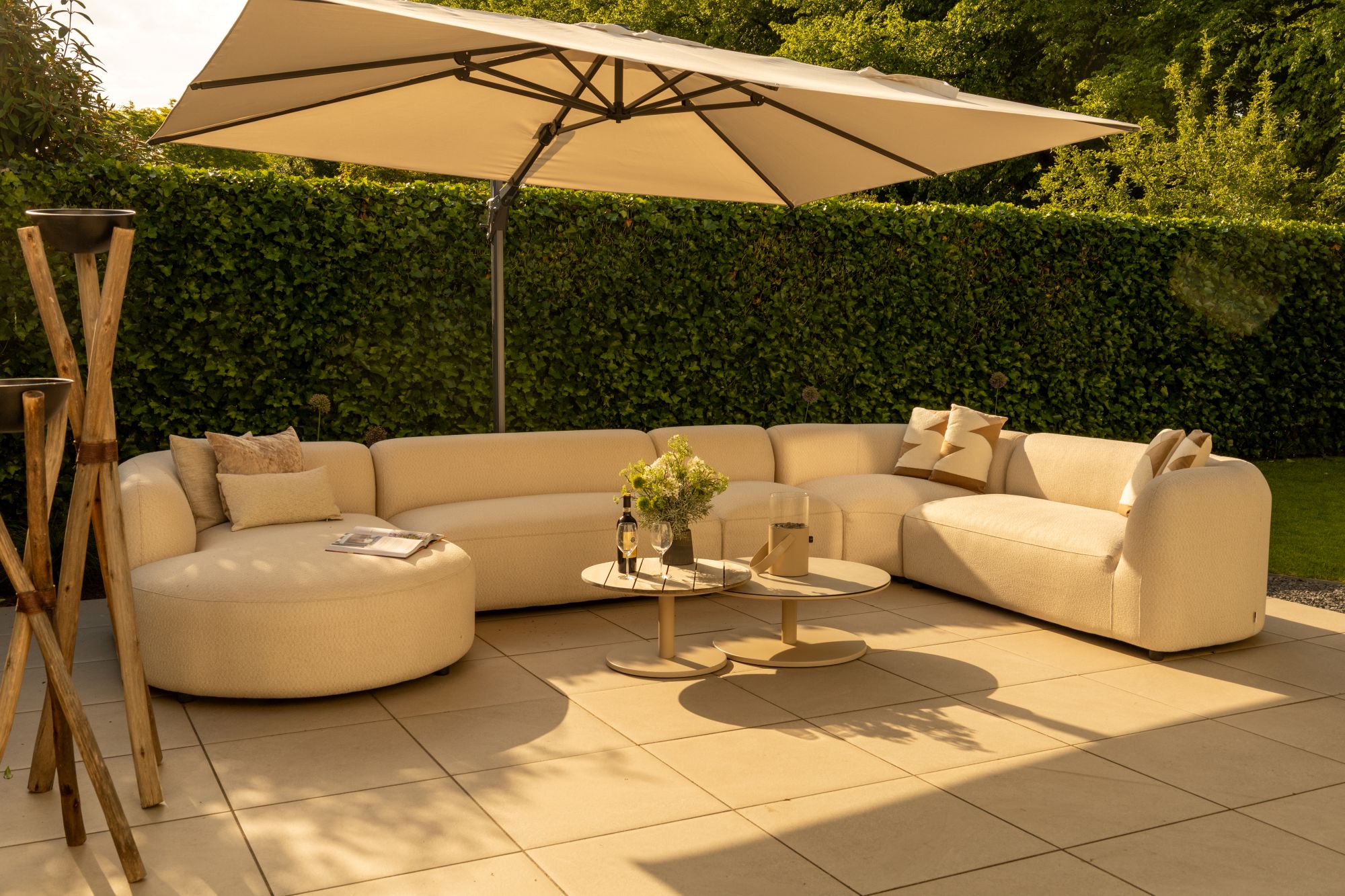luxe buiten lounge