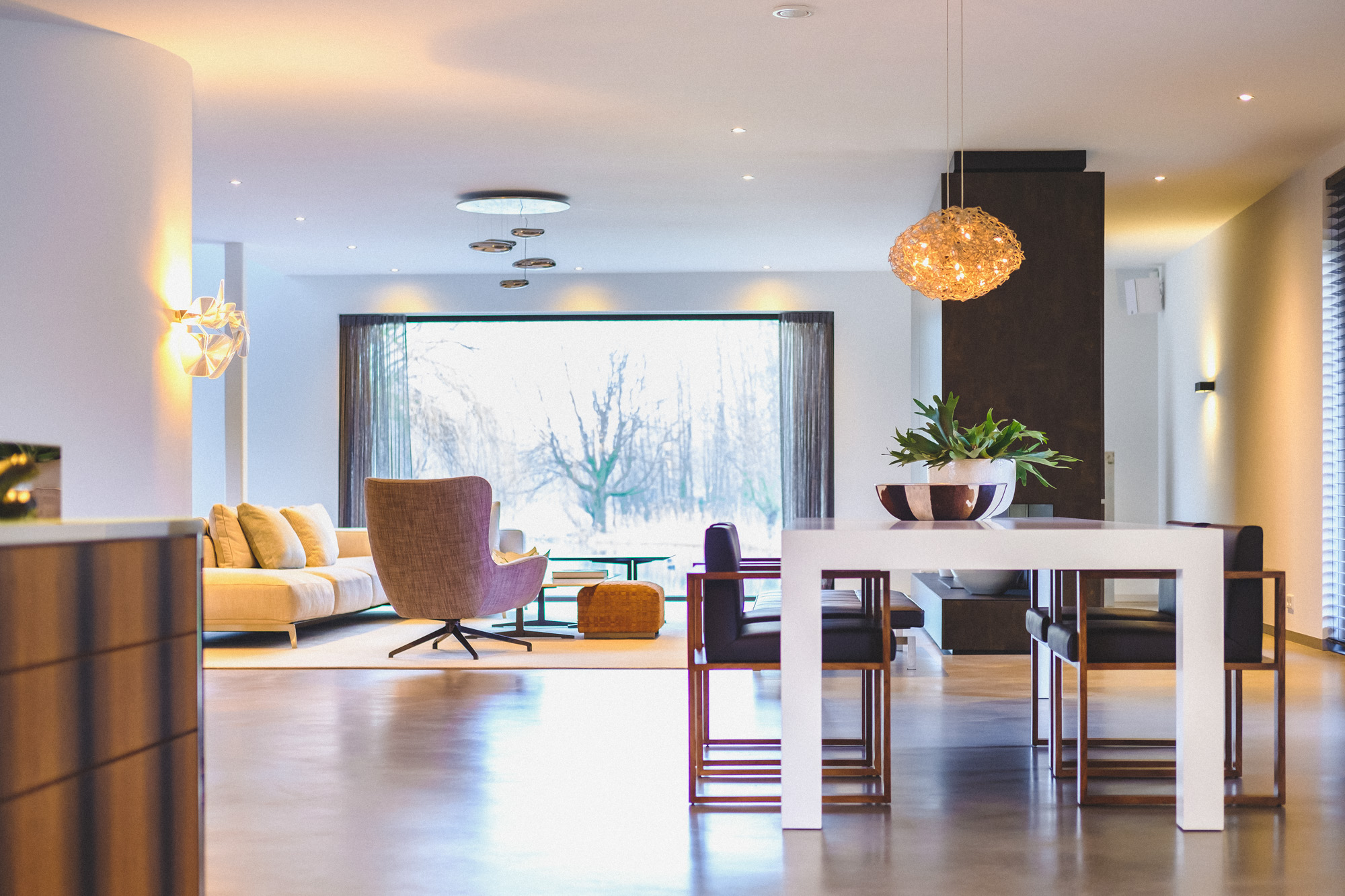moderne woonkamer